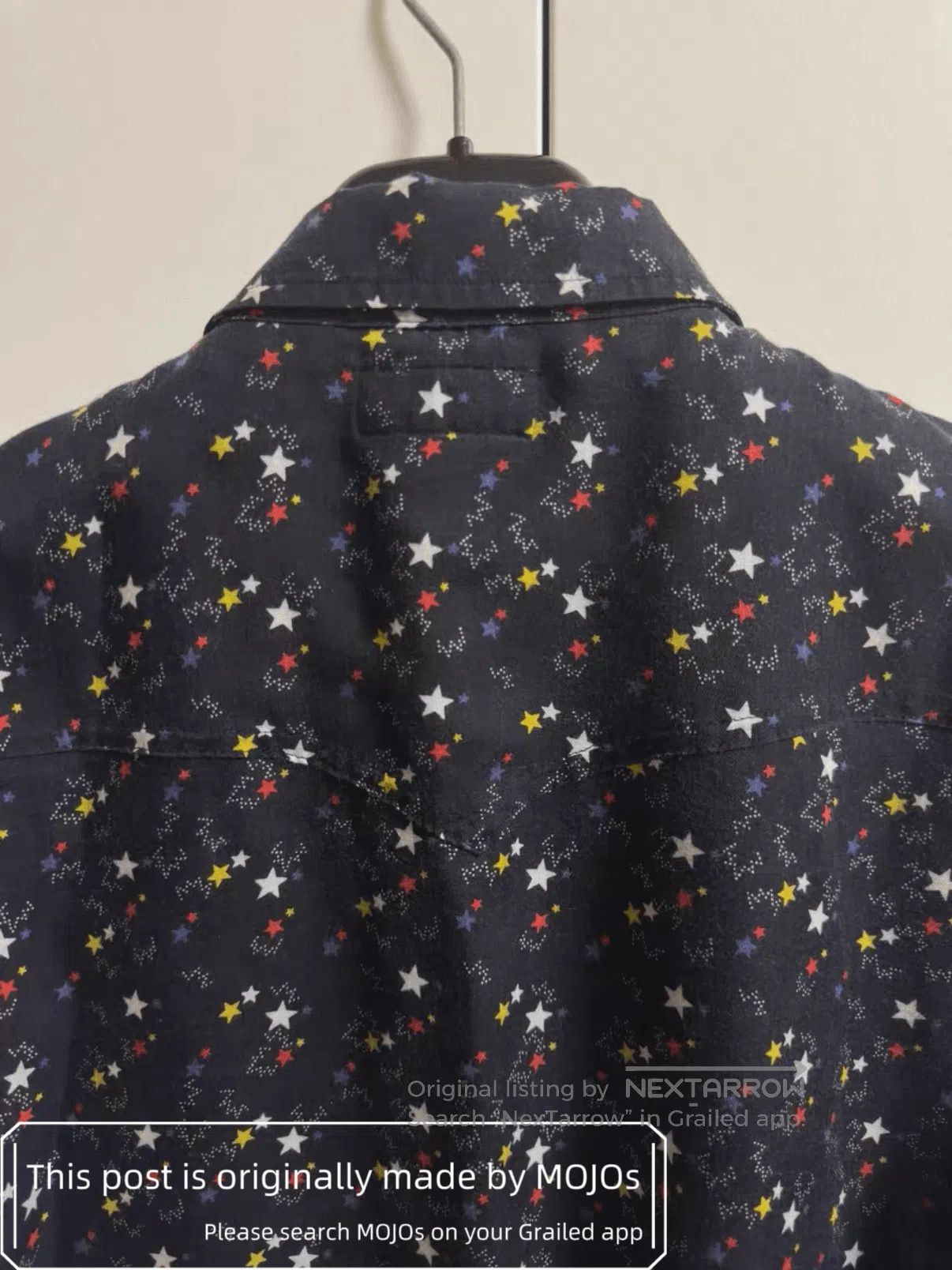 Saint Laurent Paris Sz XL Saint Laurent Paris Colorful Stars Shirt mojos5824. Size US XL / EU 56 / 4 - 4 Thumbnail