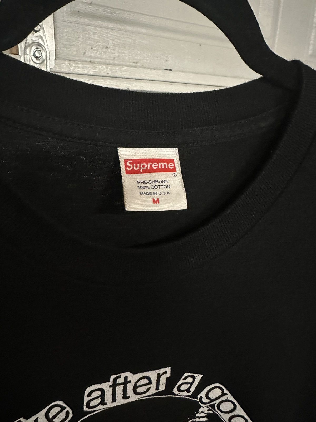 Supreme × Vintage Supreme Cat Smoking Tee Size US M / EU 48-50 / 2 - 3 Thumbnail