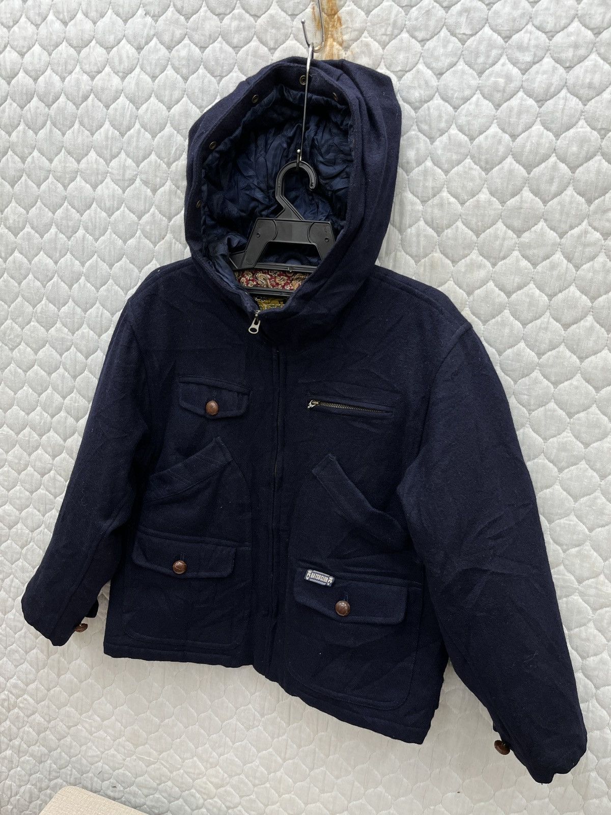 Japanese Brand 🔥🔥🔥ARCHIVE BATSU CLUB HOODIE WOOL JACKET Size M / US 6-8 / IT 42-44 - 6 Thumbnail