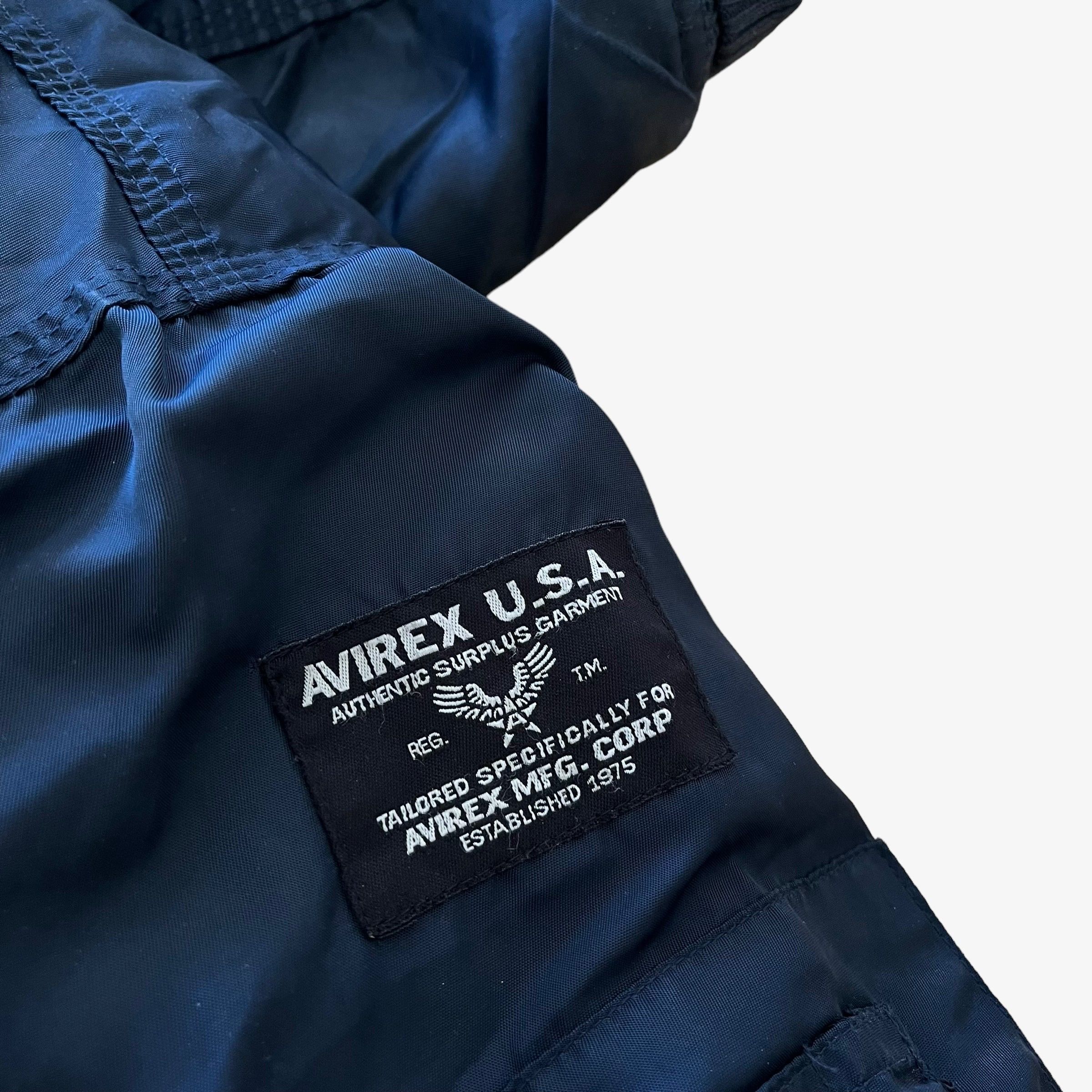 Avirex Vintage 90s Men's AVIREX Reversible Fleece Bomber Jacket Size US XL / EU 56 / 4 - 3 Thumbnail