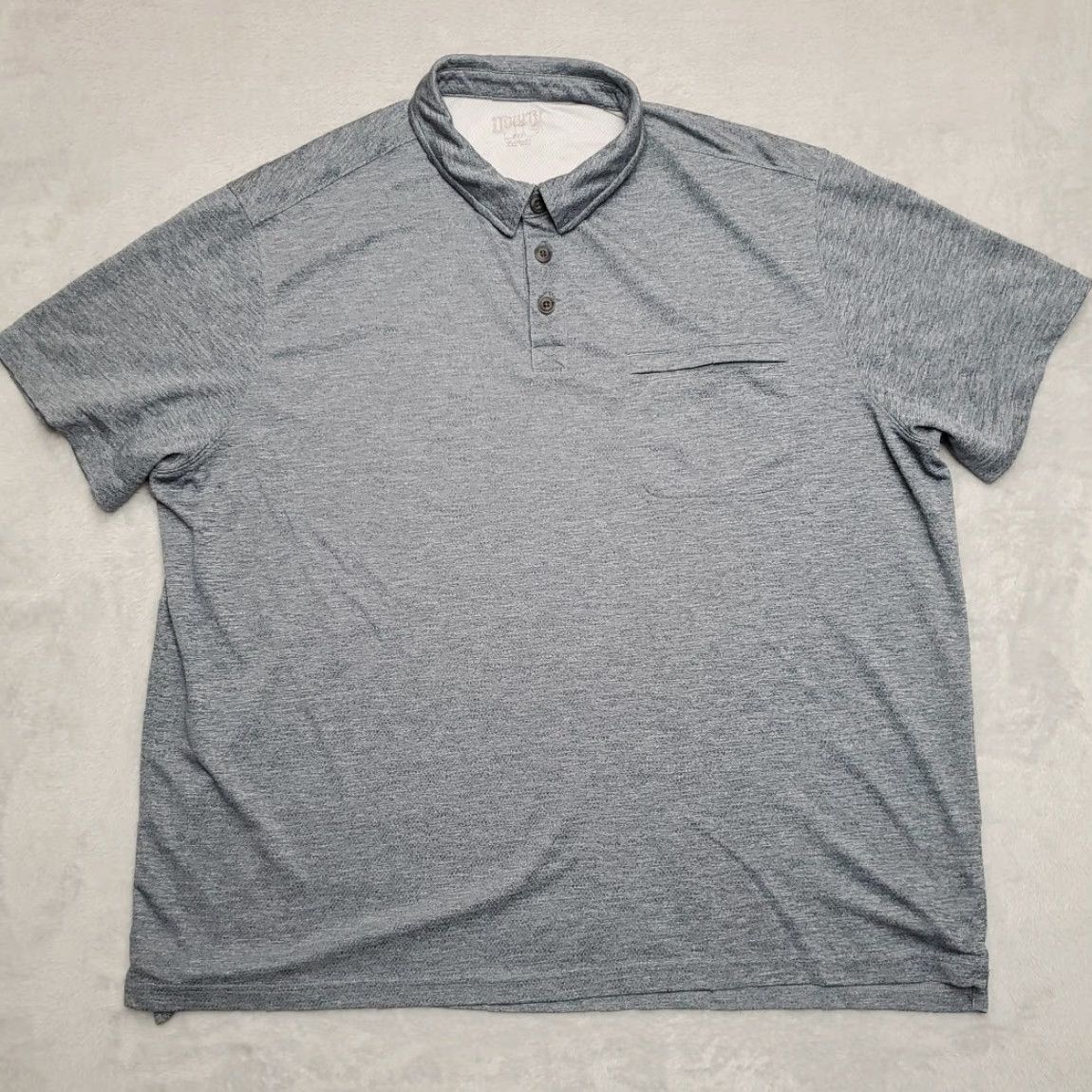 CO Duluth Trading Co Shirt Mens 2XL Gray Polo Short Sleeve Performance Blend Golf Shirt Mens Regular Size XS-? Size US XXL / EU 58 / 5 - 2 Thumbnail