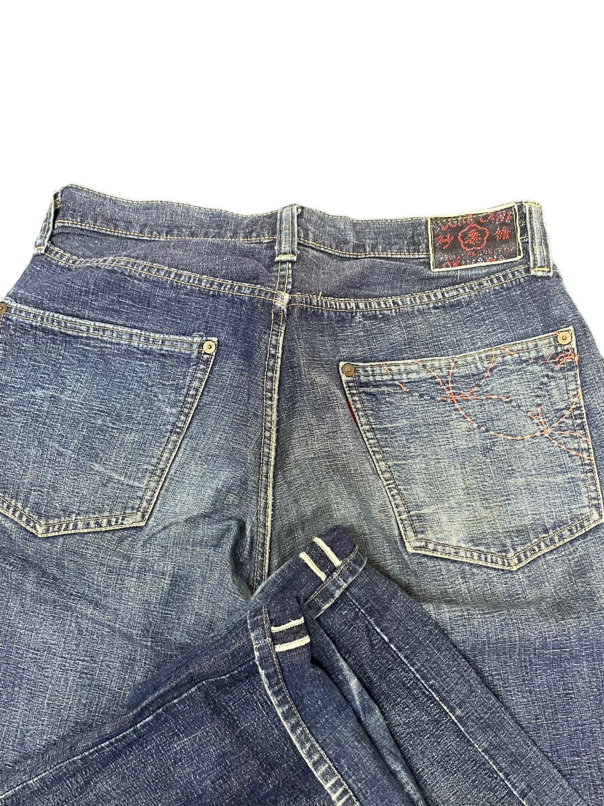 Sugar Cane Vintage Sugarcane Okinawa Selvedge Distresed Denim Size US 32 / EU 48 - 13 Thumbnail