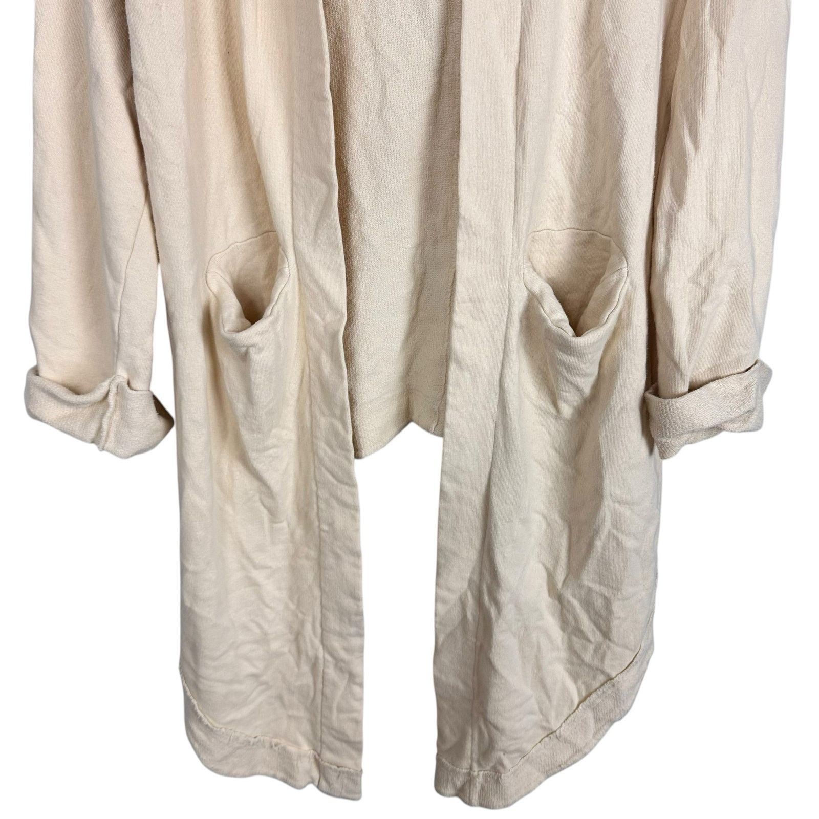 Free People Free People Beach Terry Cloth Hooded Waterfall Cardigan S Size S / US 4 / IT 40 - 7 Thumbnail