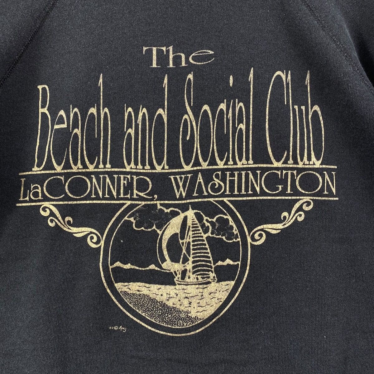 Vintage Vintage 80's The BEACH And SOCIAL CLUB LaConner Washington Size US M / EU 48-50 / 2 - 3 Thumbnail