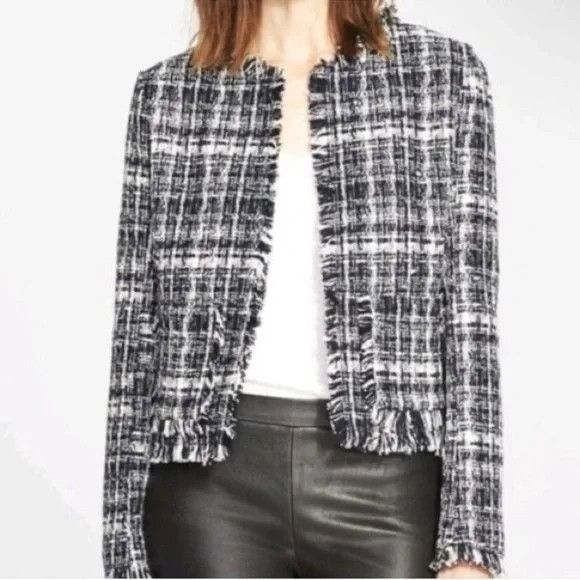 Other Truth And Pride Nocturnal Tweed Open Blazer in Black/Cream/W Size M / US 6-8 / IT 42-44 - 1 Thumbnail