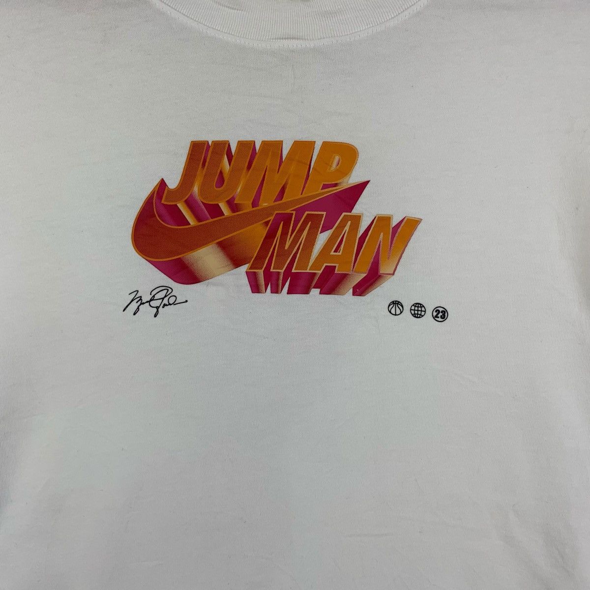 Nike Vintage NIKE AIR JORDAN Michael Jump Man Tee Shirt Top Size US L / EU 52-54 / 3 - 3 Thumbnail