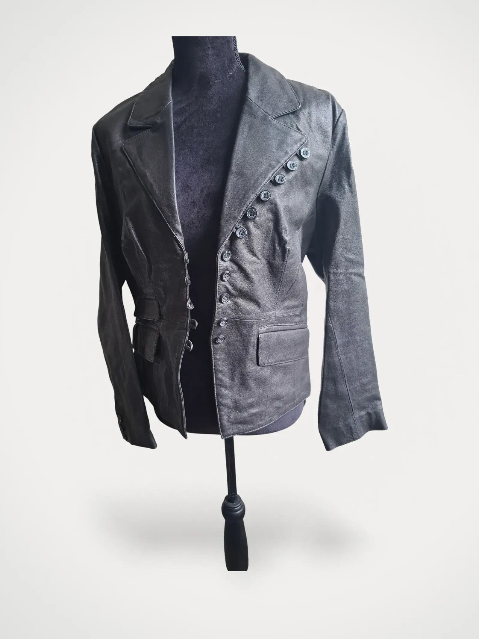 CO Josephine & Co Leather Jacket Size L / US 10 / IT 46 - 1 Thumbnail