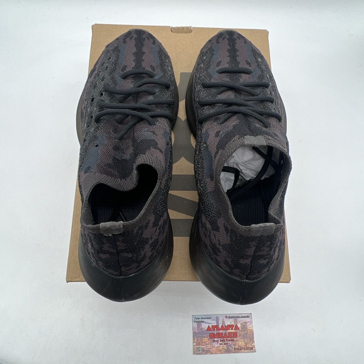 Adidas Yeezy boost 380 onyx non reflective Size US 10 / EU 43 - 7 Thumbnail