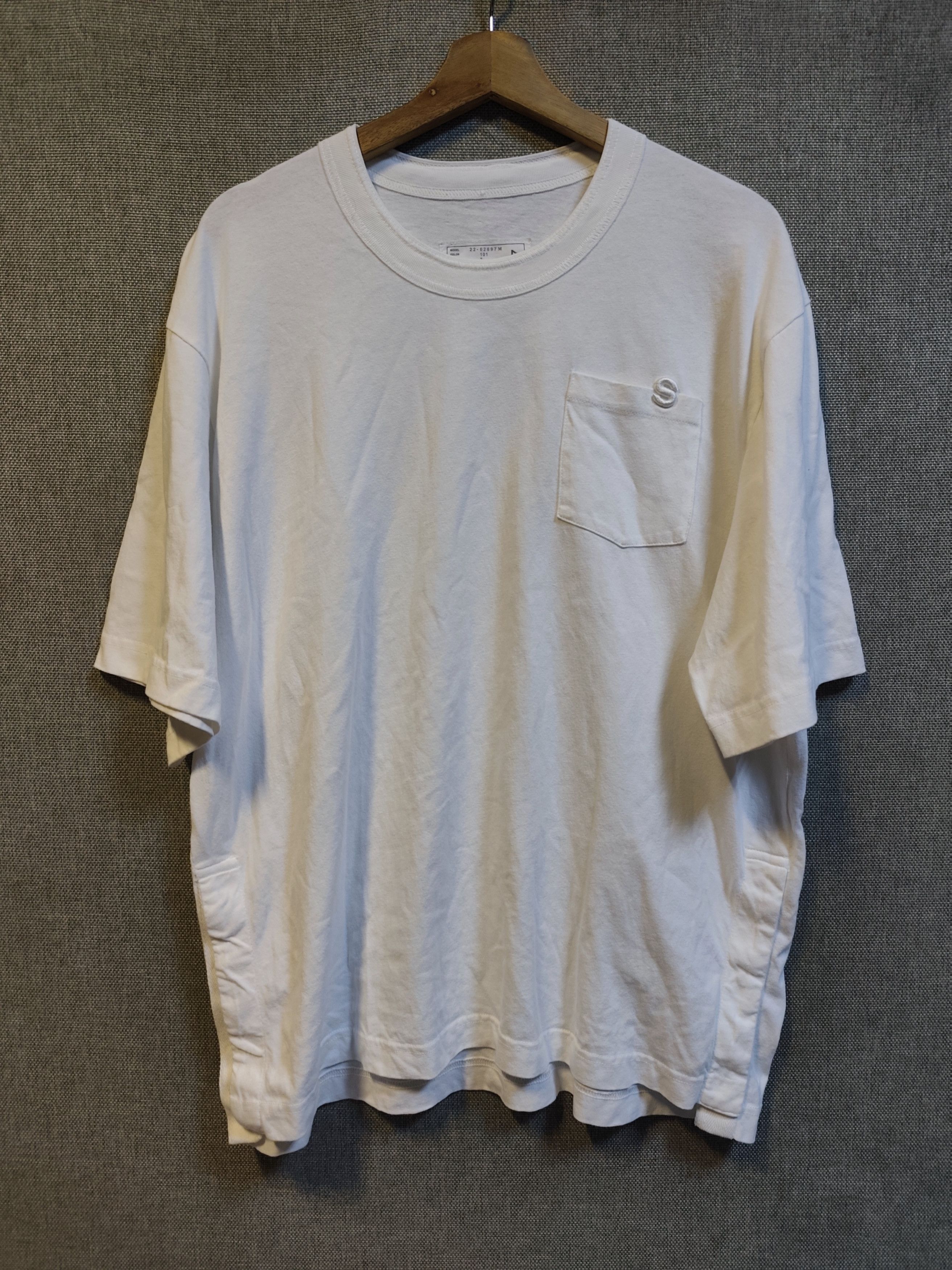 Sacai Sacai Pocket Tee Size US XL / EU 56 / 4 - 1 Thumbnail