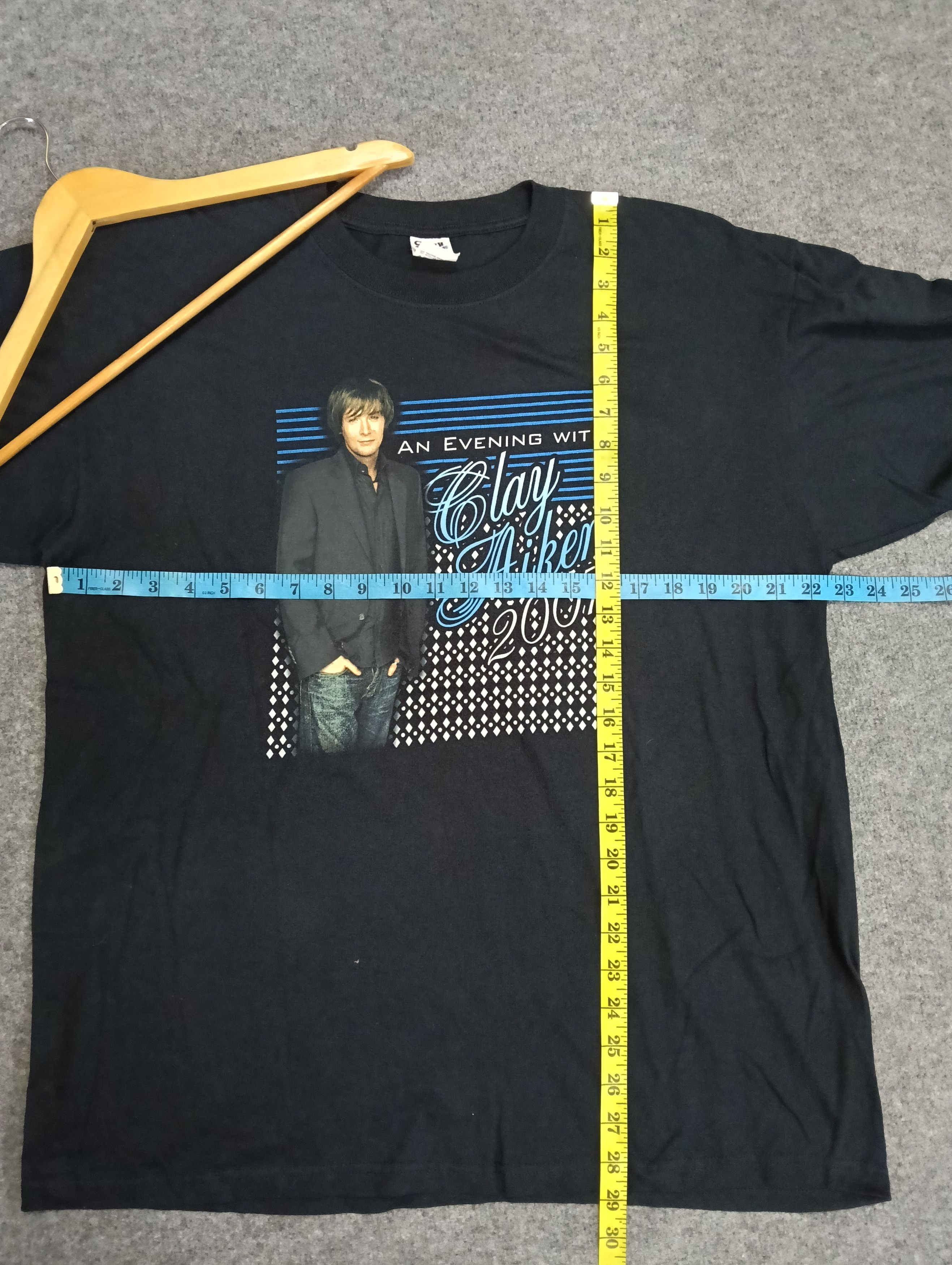 Band Tees Clay Aiken "An Evening With" 2007 Tour T-Shirt - Black Size US XL / EU 56 / 4 - 2 Thumbnail