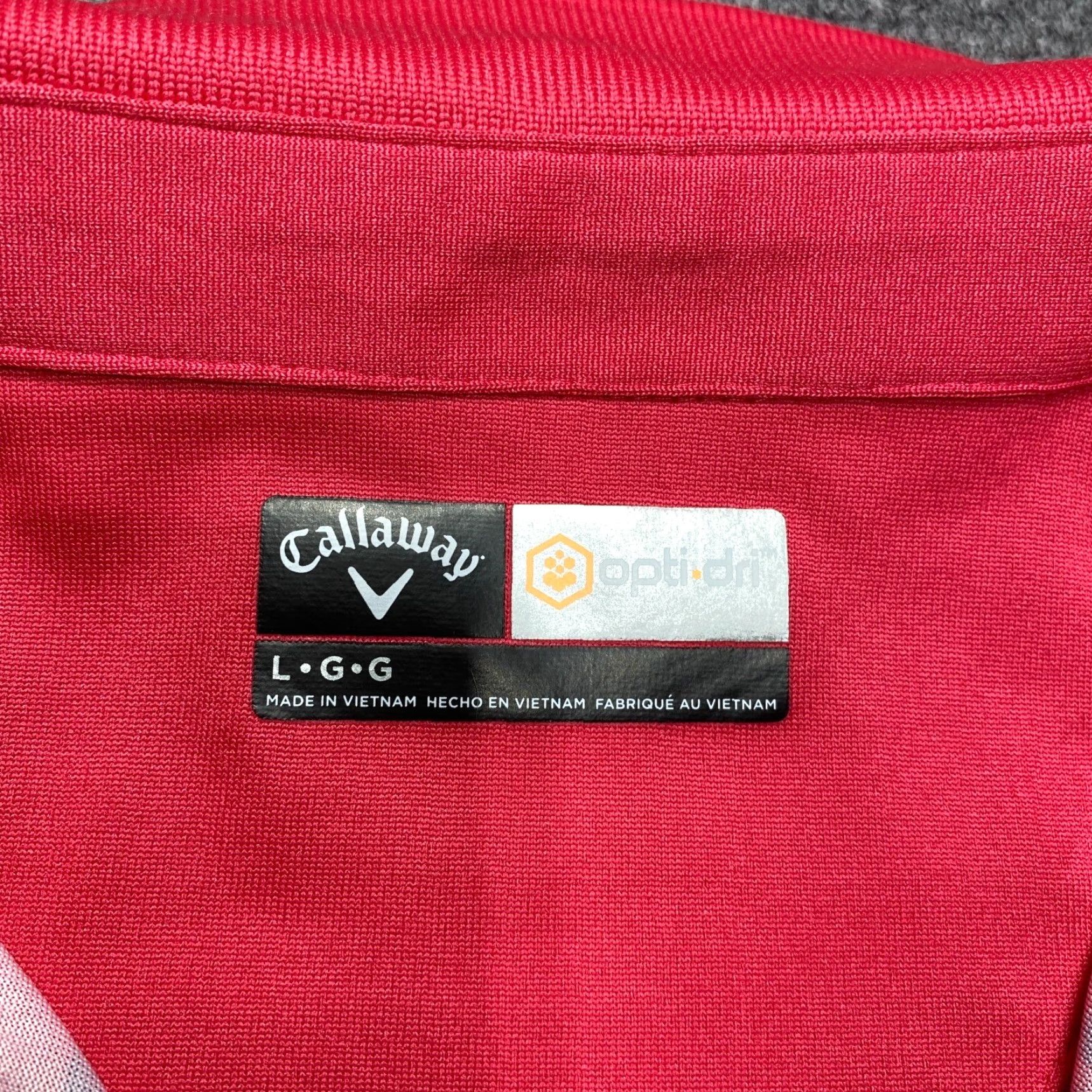 Callaway Callaway Polo Shirt Mens Large Pink Striped Golf Performance Stretch Shirt Size US L / EU 52-54 / 3 - 3 Thumbnail