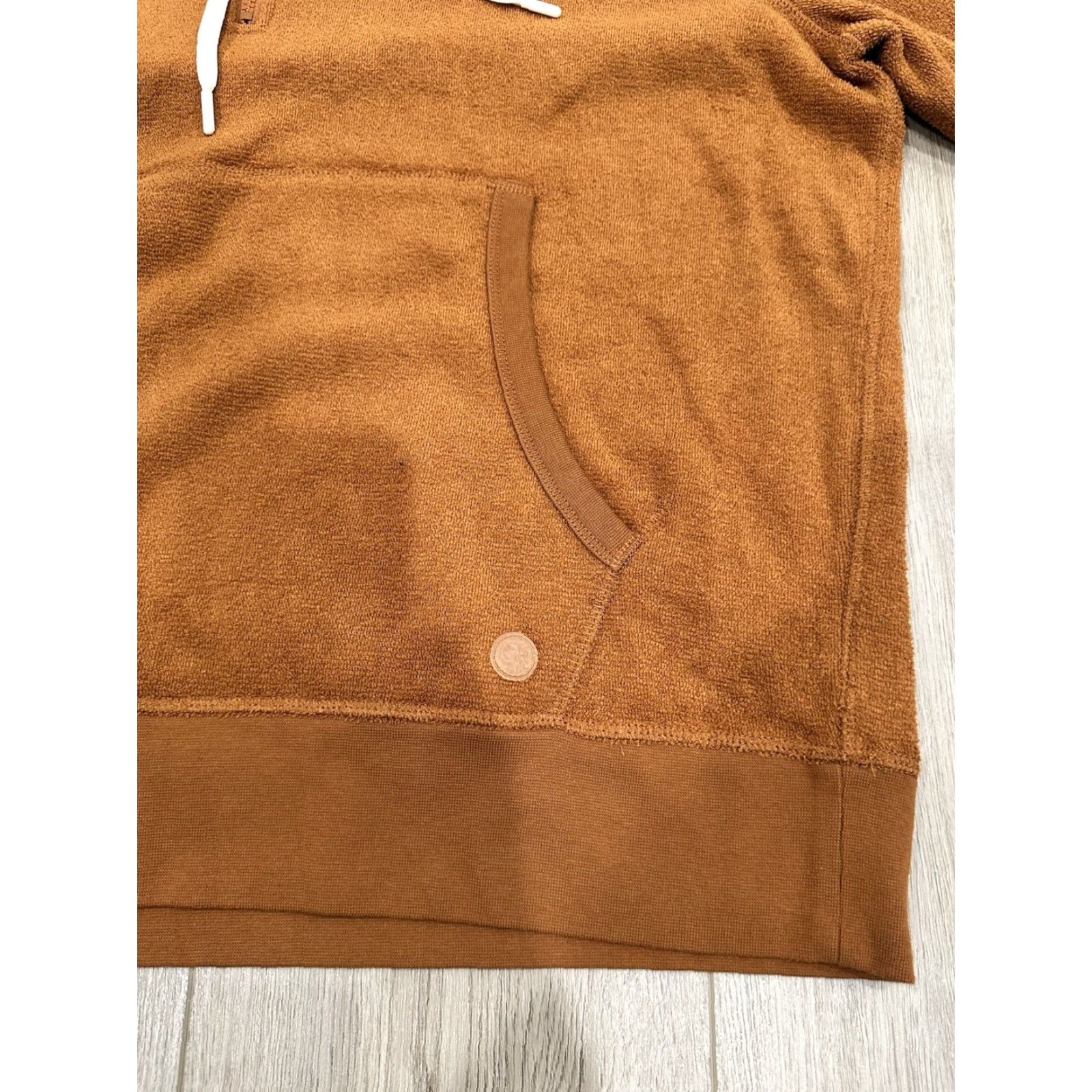 Outerknown Outerknown Hoodie Mens XL Orange Sweatshirt Organic Terry Cloth Size US XL / EU 56 / 4 - 5 Thumbnail