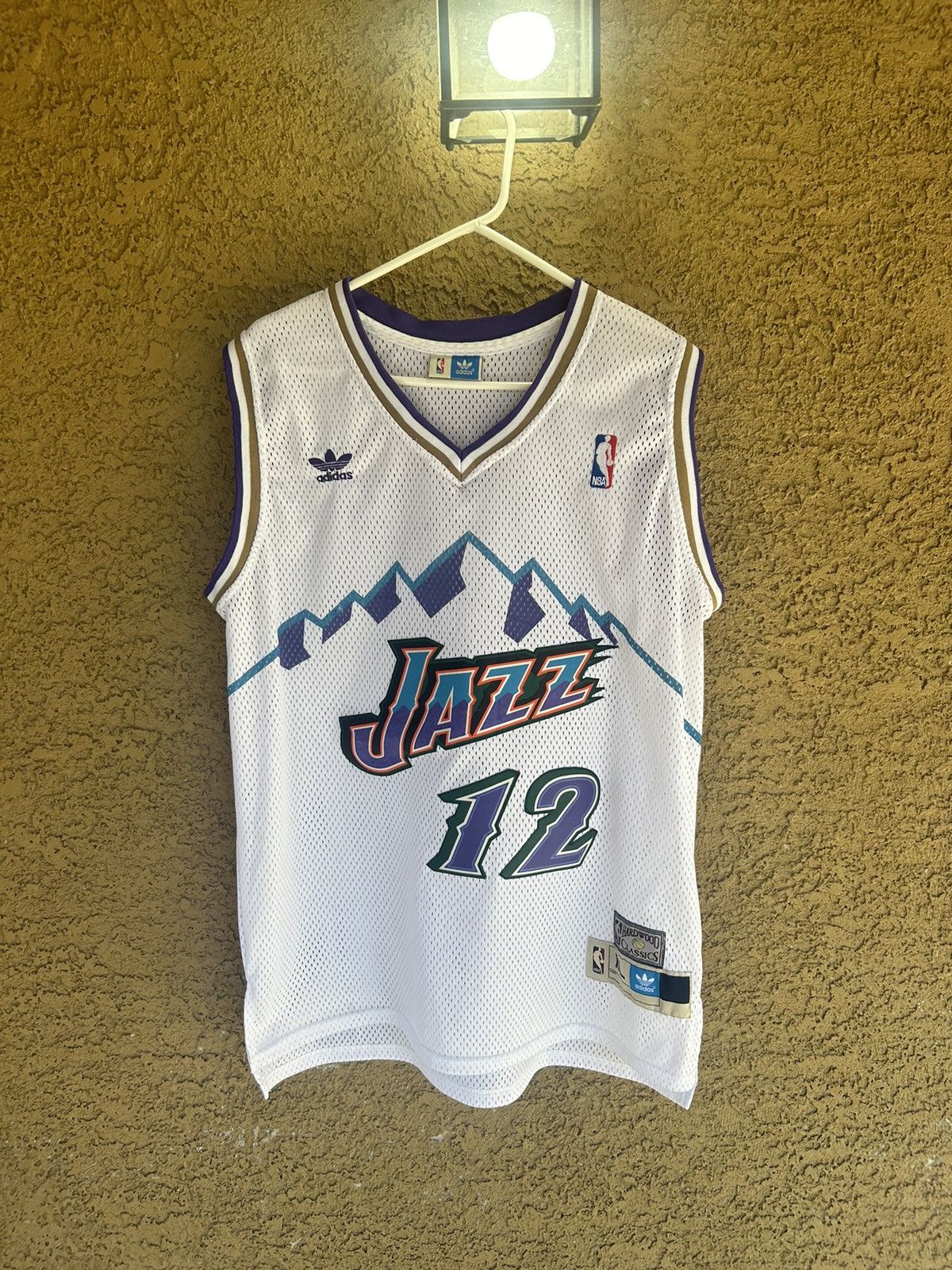 Adidas × NBA × Vintage Vintage Utah Jazz John Stockton Adidas Jersey Size US XL / EU 56 / 4 - 5 Thumbnail