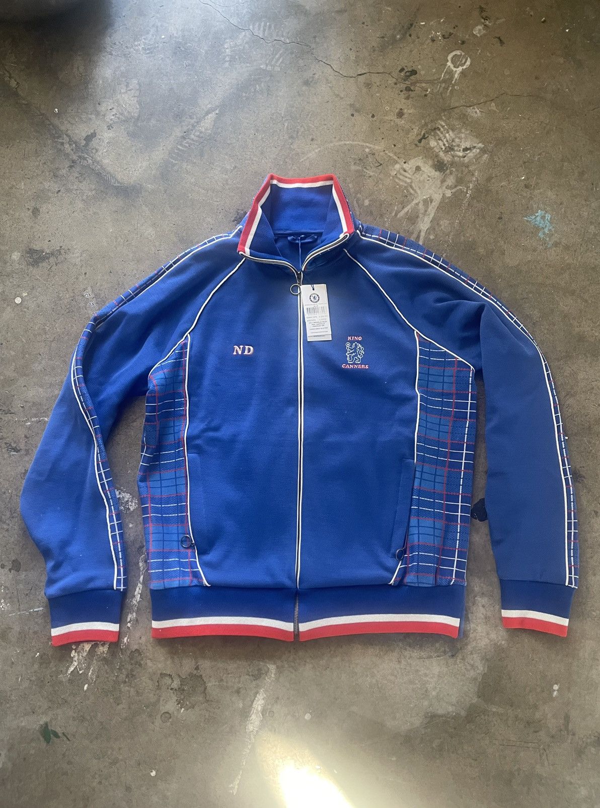 image of Nicholas Daley X Chelsea Fc Track Top in Royal Blue, Men's (Size Large)