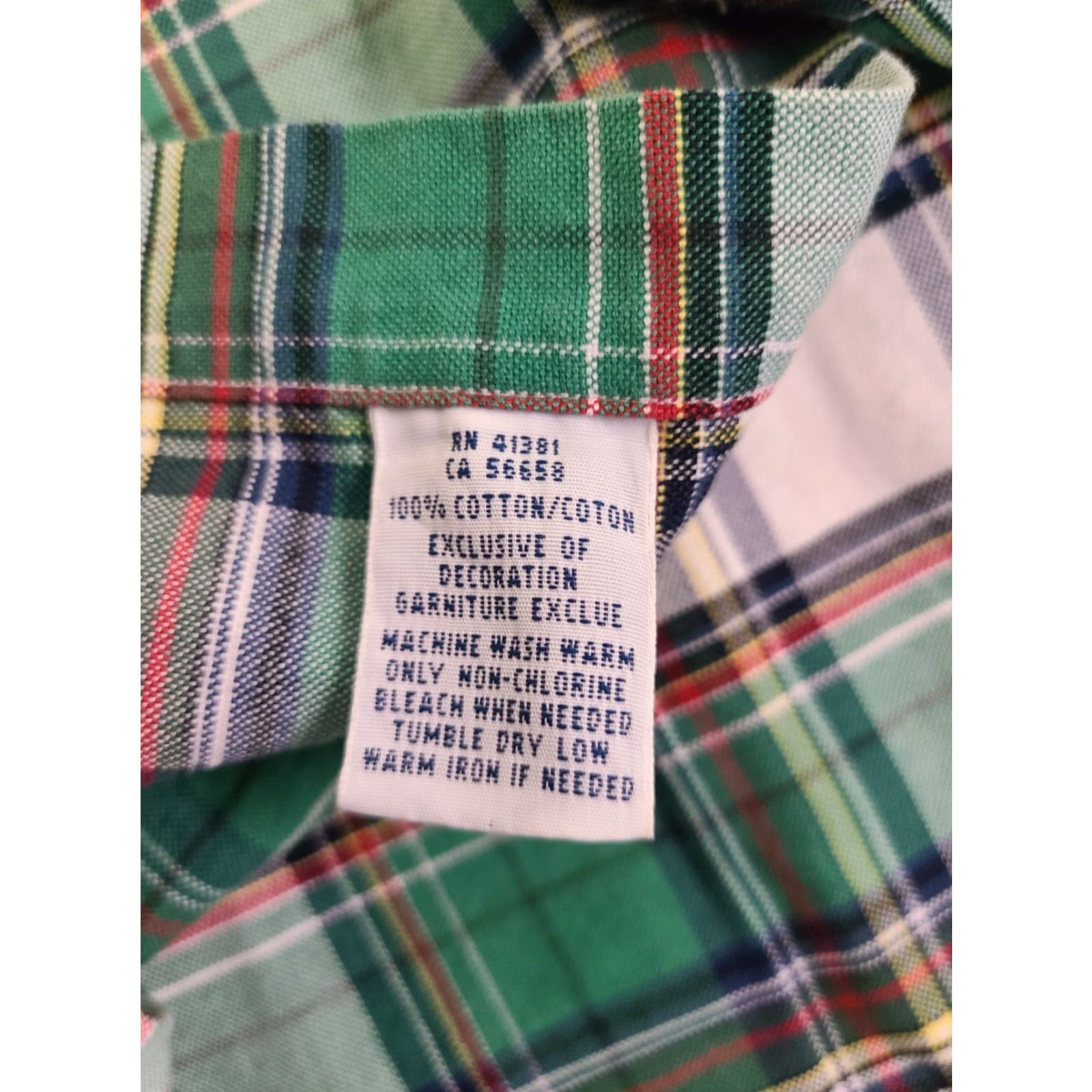 Polo Ralph Lauren Polo Ralph Lauren Shirt Mens L Green Plaid Custom Fit Button Down Preppy Size US L / EU 52-54 / 3 - 5 Thumbnail