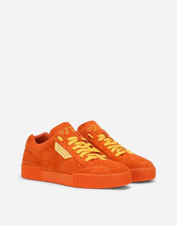 Dolce & Gabbana o1y0125 Logo Low-Top Sneakers in Orange Size US 6 / EU 39 - 2 Thumbnail