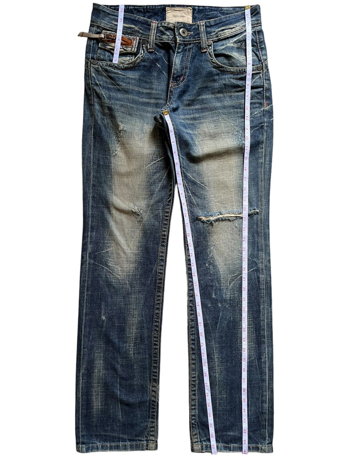 Japanese Brand Vintage Japanese Brand Rusty Mud Wash Distressed Loose Jeans Size US 33 - 14 Thumbnail
