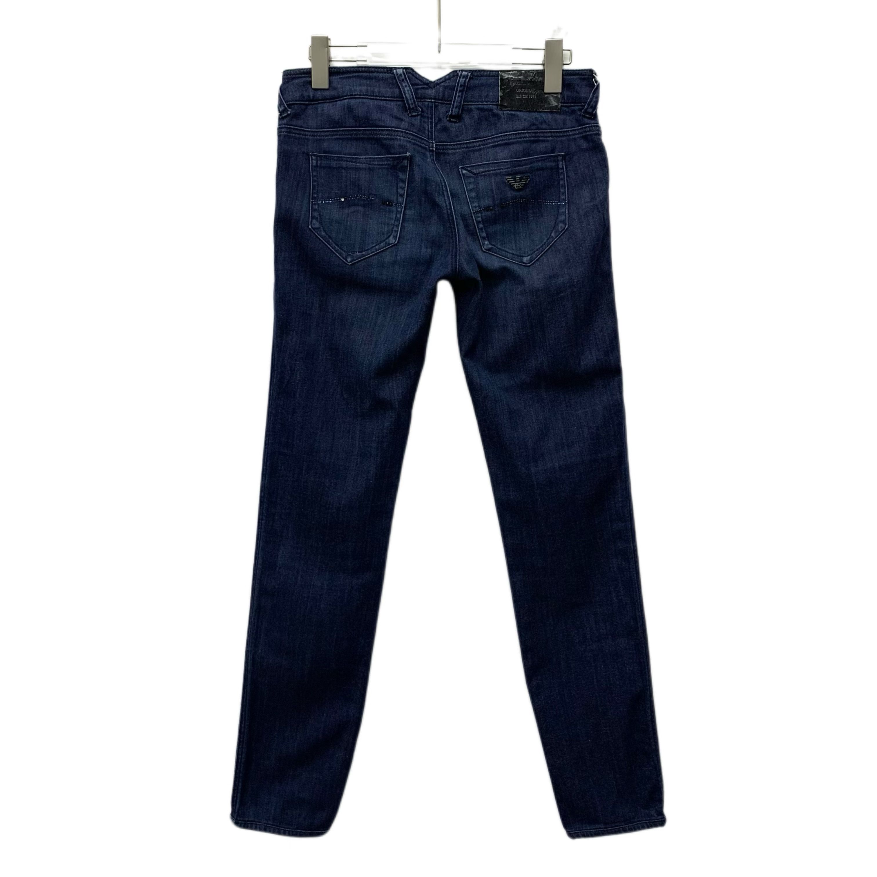 Armani Armani Jeans Denim Pants – Deep Blue Washed Cotton (Size 26) Size 26" / US 2 / IT 38 - 8 Thumbnail