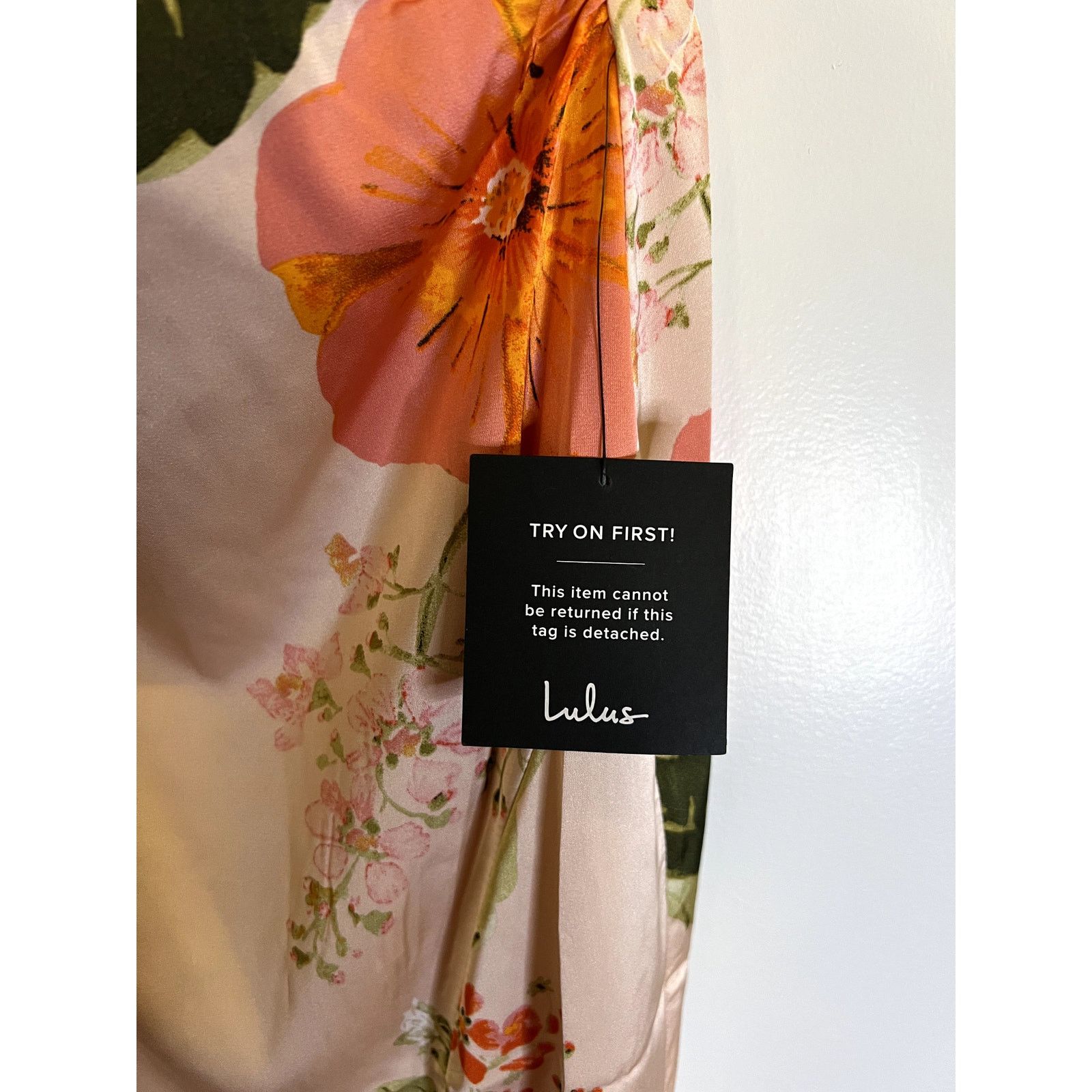 Lulus Lulus Remarkable Entrance pink floral print satin midi dress Size M / US 6-8 / IT 42-44 - 5 Thumbnail