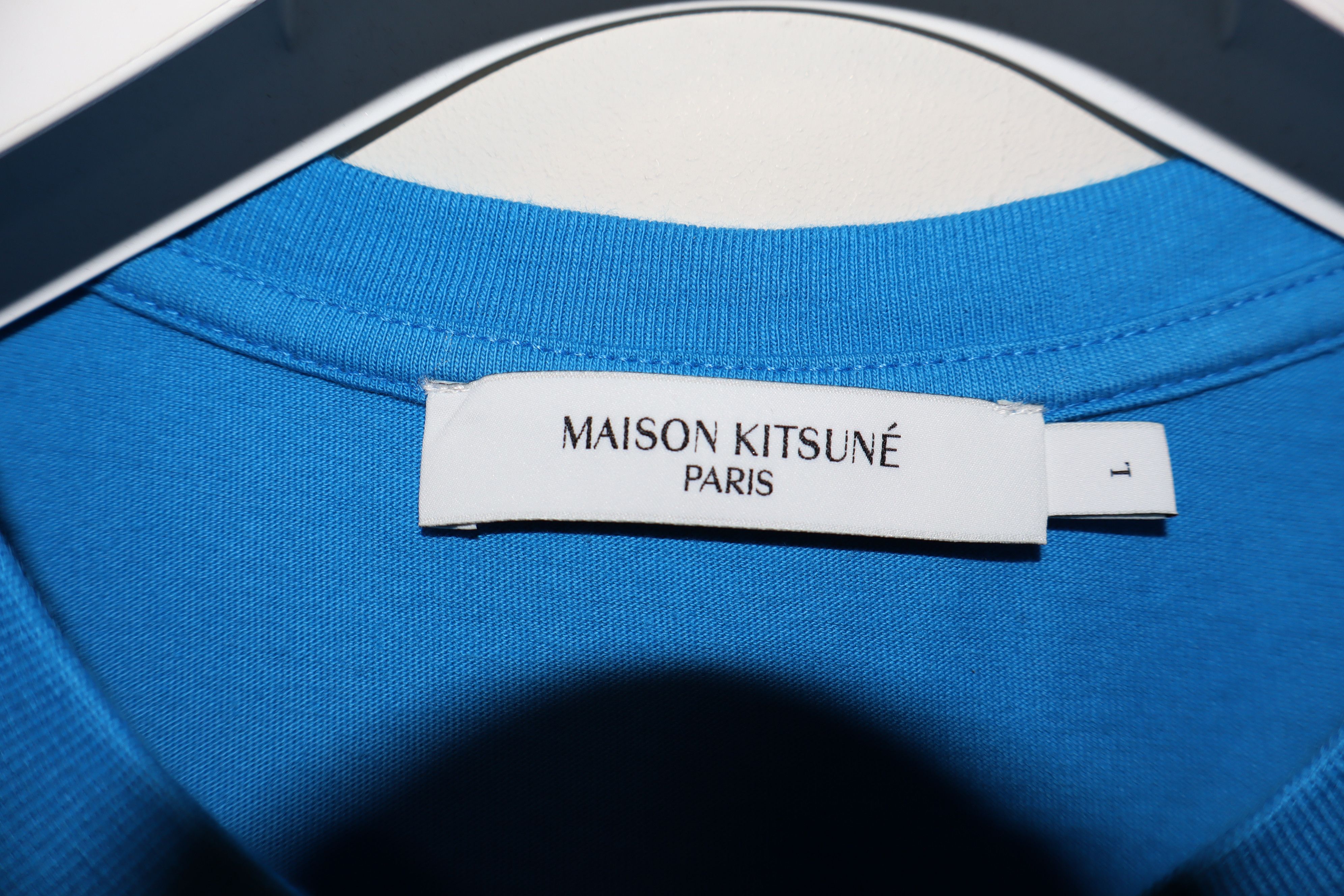 Maison Kitsune FOX HEAD PATCH COMFORT TEE SHIRT Size US L / EU 52-54 / 3 - 3 Thumbnail