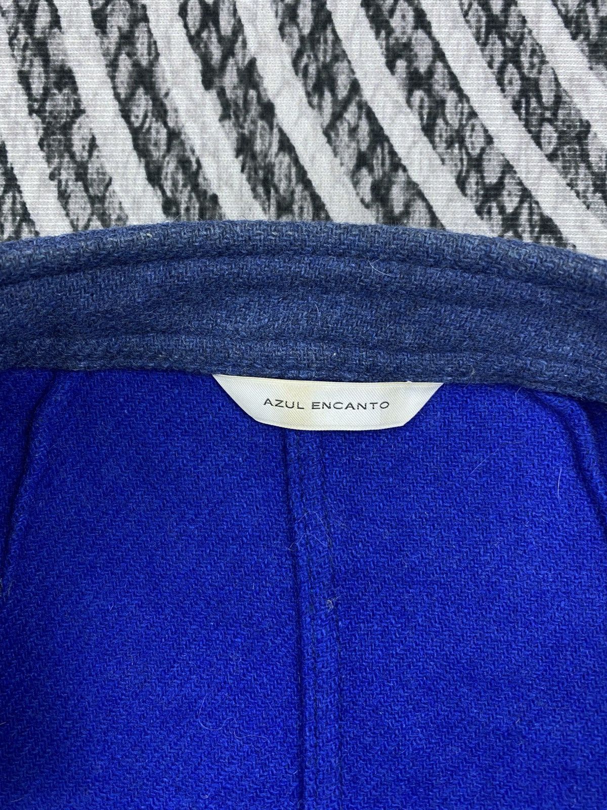 Japanese Brand Vintage Azul Encanto Wool Double Pocket Zipper Jacket Size US M / EU 48-50 / 2 - 6 Thumbnail