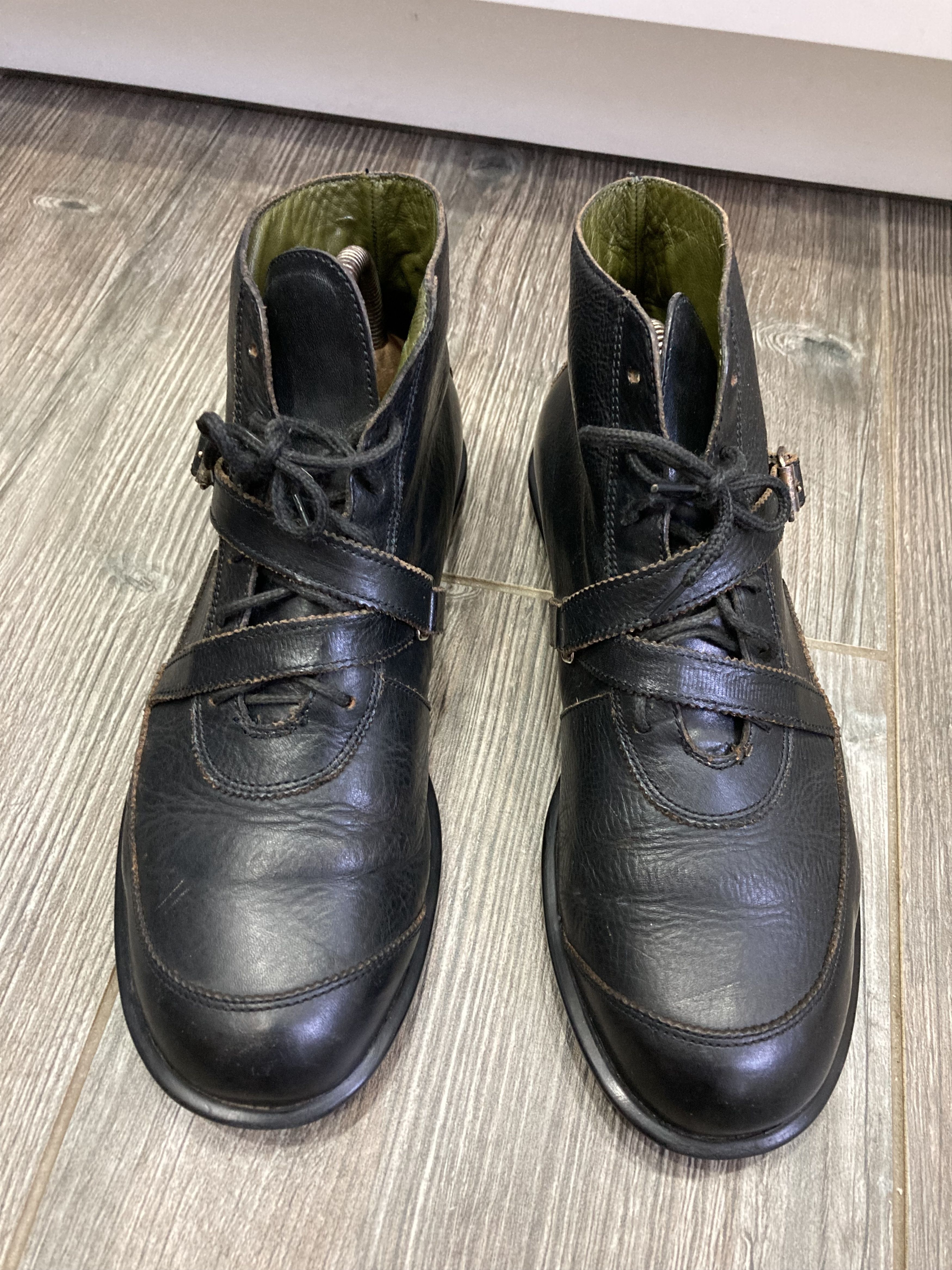 Kenzo Kenzo Ankle Boots Leather Lace Up Boots Size US 8 / IT 38 - 3 Thumbnail