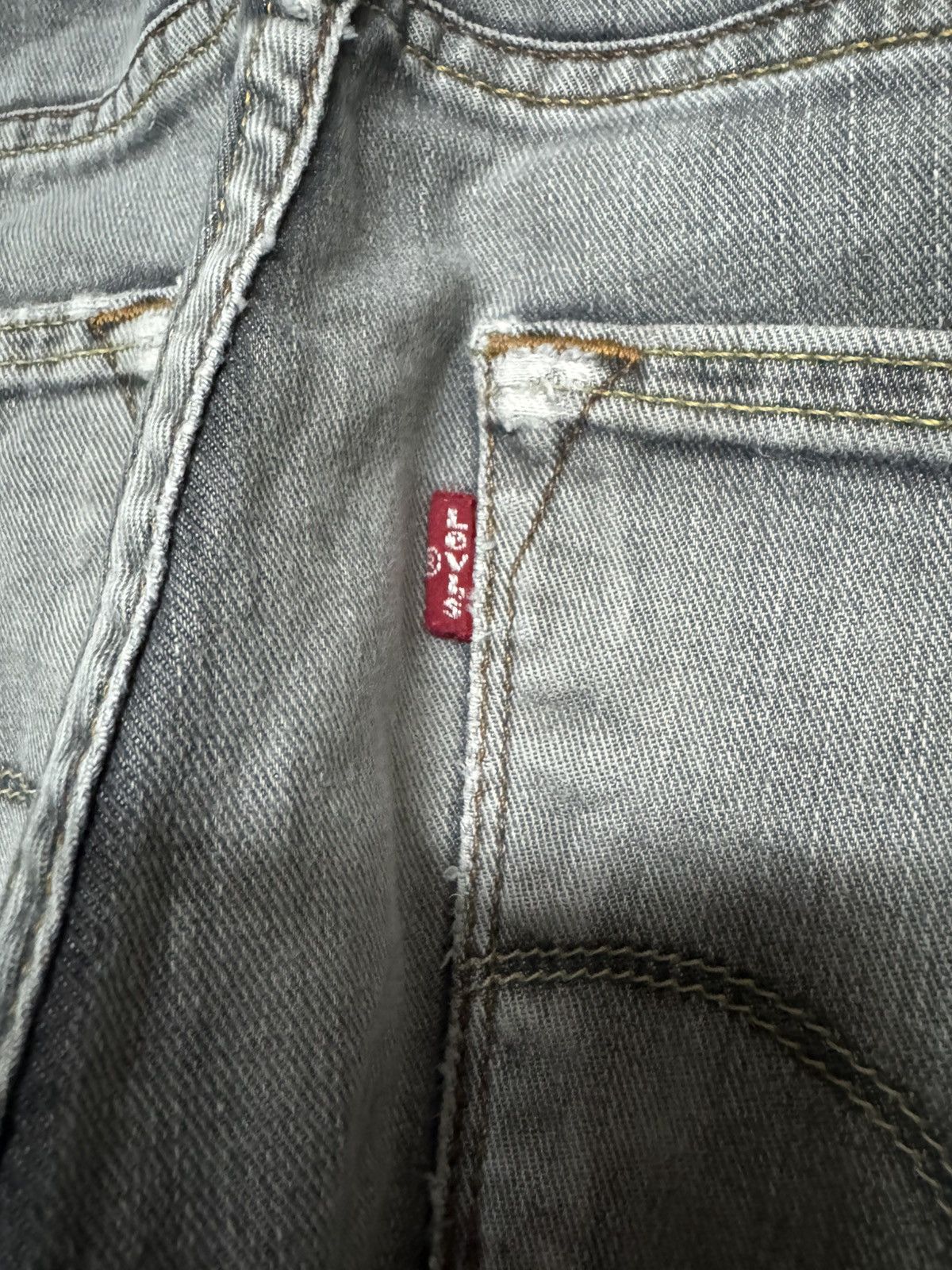 Levi's THRASHED VINTAGE Y2K LEVI'S STONED WASHED DISTRESSED Size US 31 - 24 Thumbnail