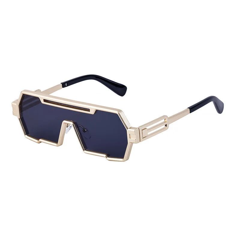 Vintage Vintage Metal Golden Grey Sunglasses Size ONE SIZE - 2 Thumbnail