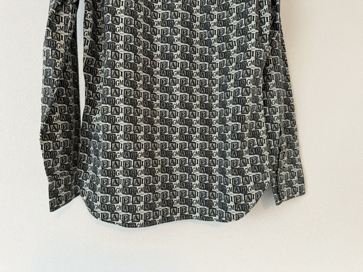 Maison Margiela Maison Margiela All-Over Logo Print Shirt – Size 39 Size US M / EU 48-50 / 2 - 9 Thumbnail