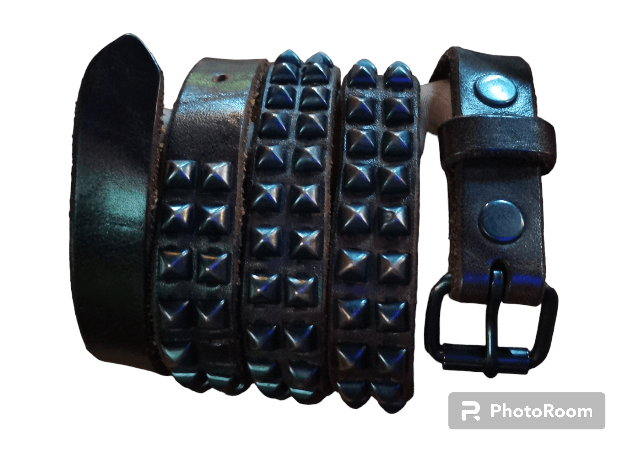 Genuine Leather Custom spiking leather belt Size 38 - 1 Preview