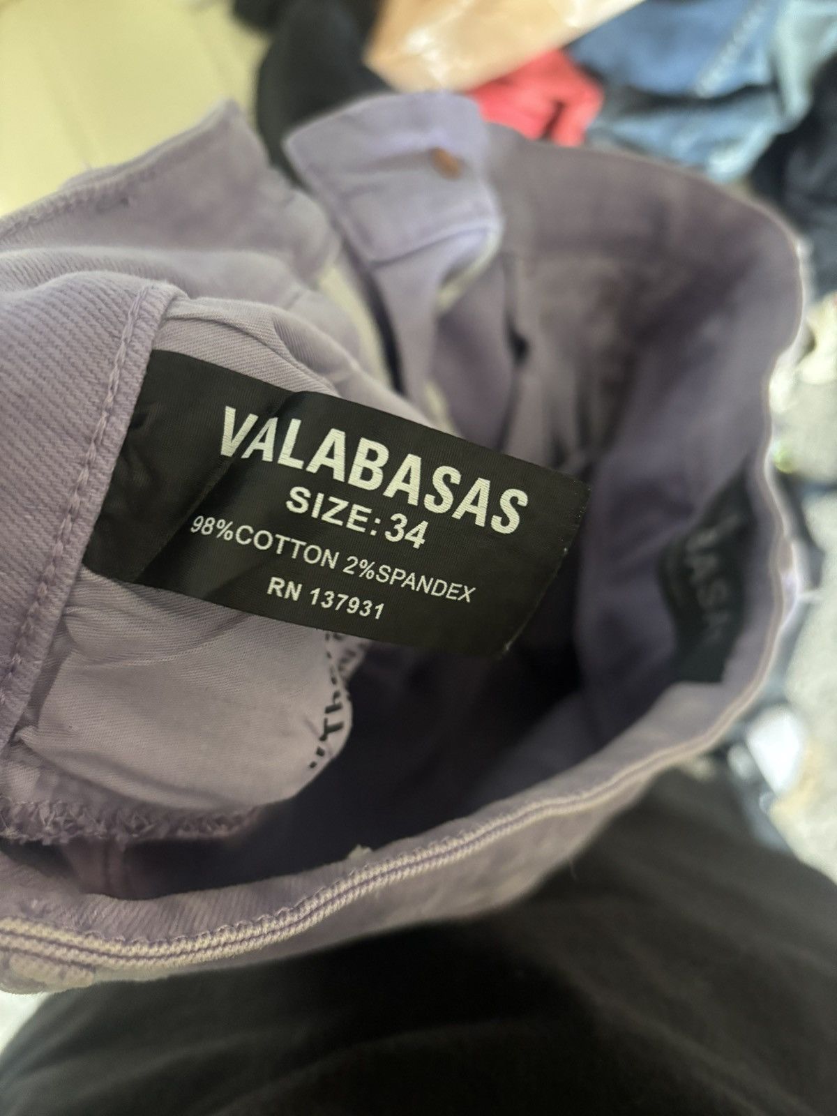 Valabasas Purple valabasas jeans Size US 34 / EU 50 - 4 Thumbnail