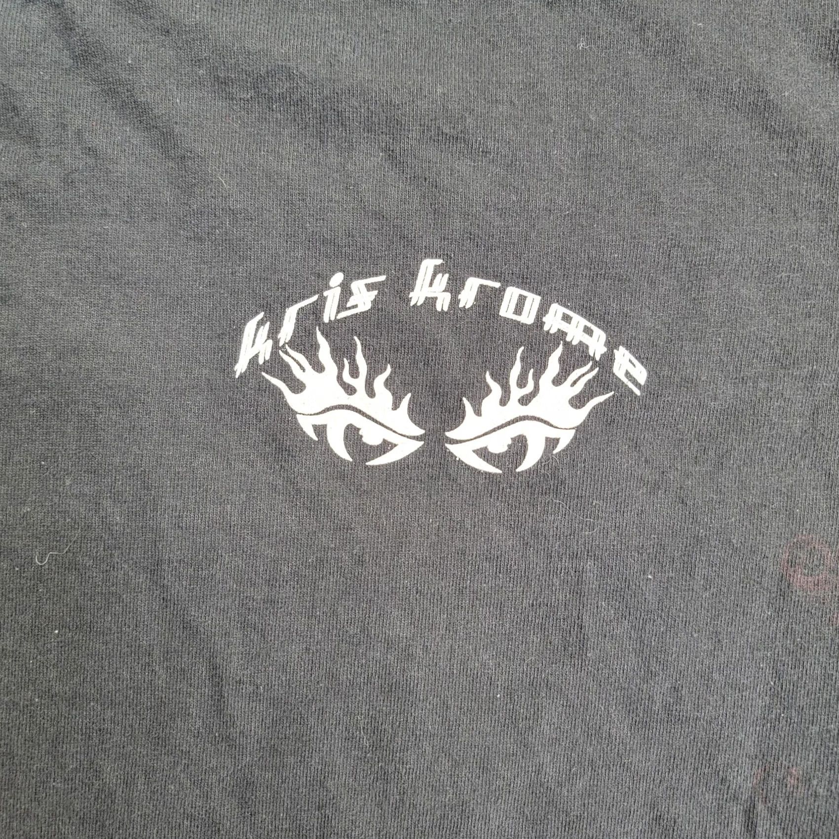 Port & Company Kris Krome Shirt Mens M Black Graphic Live Hard Be Seen Biker Flames Quote Shirt Size US M / EU 48-50 / 2 - 3 Thumbnail