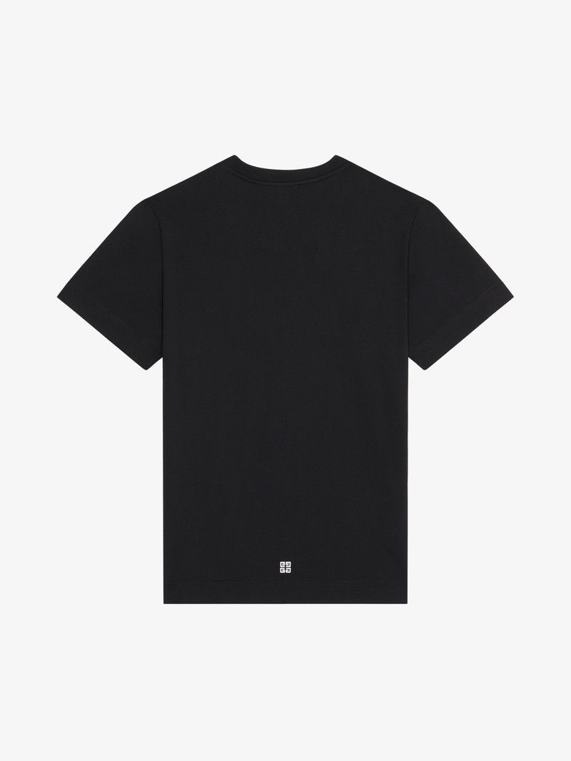 Givenchy o1w1db10426 Slim Fit T-Shirt in Black Size US M / EU 48-50 / 2 - 2 Thumbnail