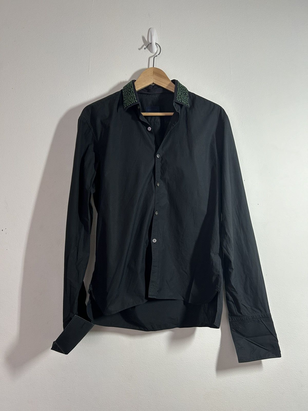 Lanvin Lanvin classic shirt with embroidered collar detail Size US XS / EU 42 / 0 - 1 Thumbnail