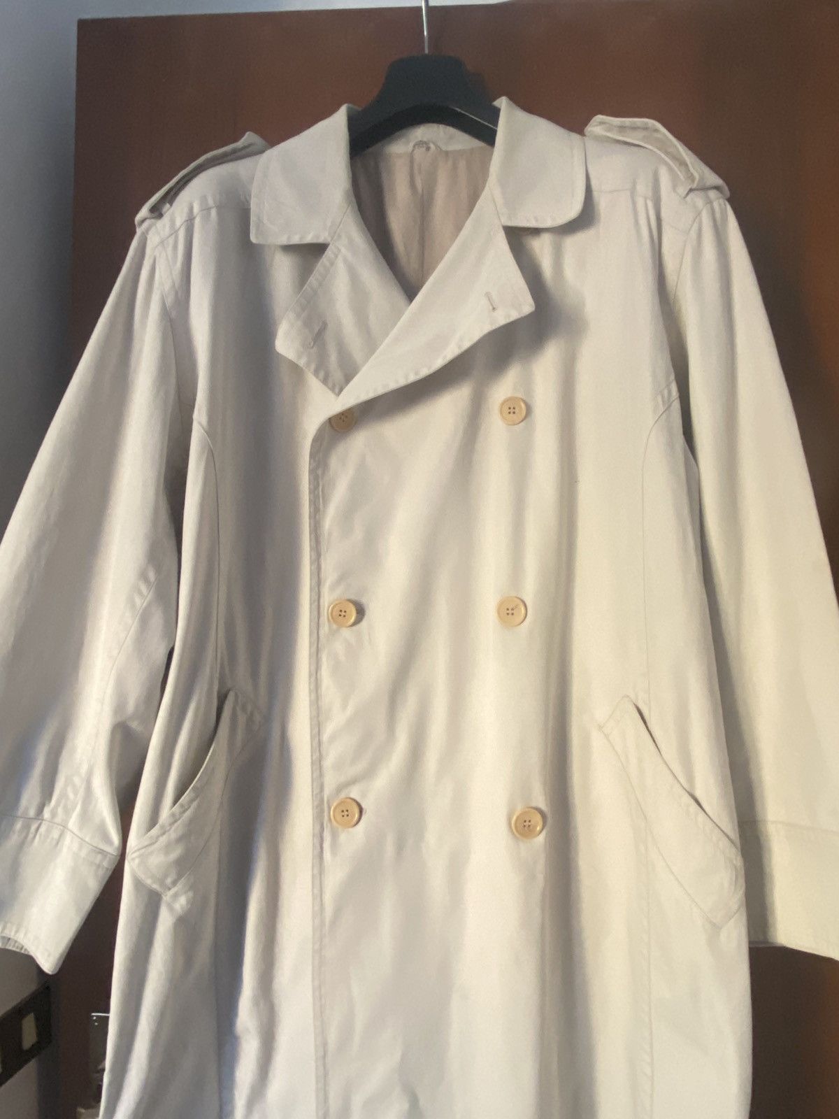Valentino Vintage Valentino Men’s Trench Coat 90s – Made in Italy Size US XL / EU 56 / 4 - 2 Thumbnail