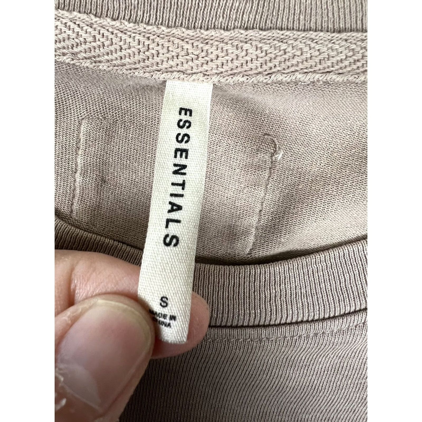 Fear of God Fear Of God Essentials T-Shirt Mens Small Brown Oversized Crew Neck Short Sleeve Logo Jersey Cotton Regular Fit Adults Short Sleeve Men Womens Size US S / EU 44-46 / 1 - 2 Thumbnail