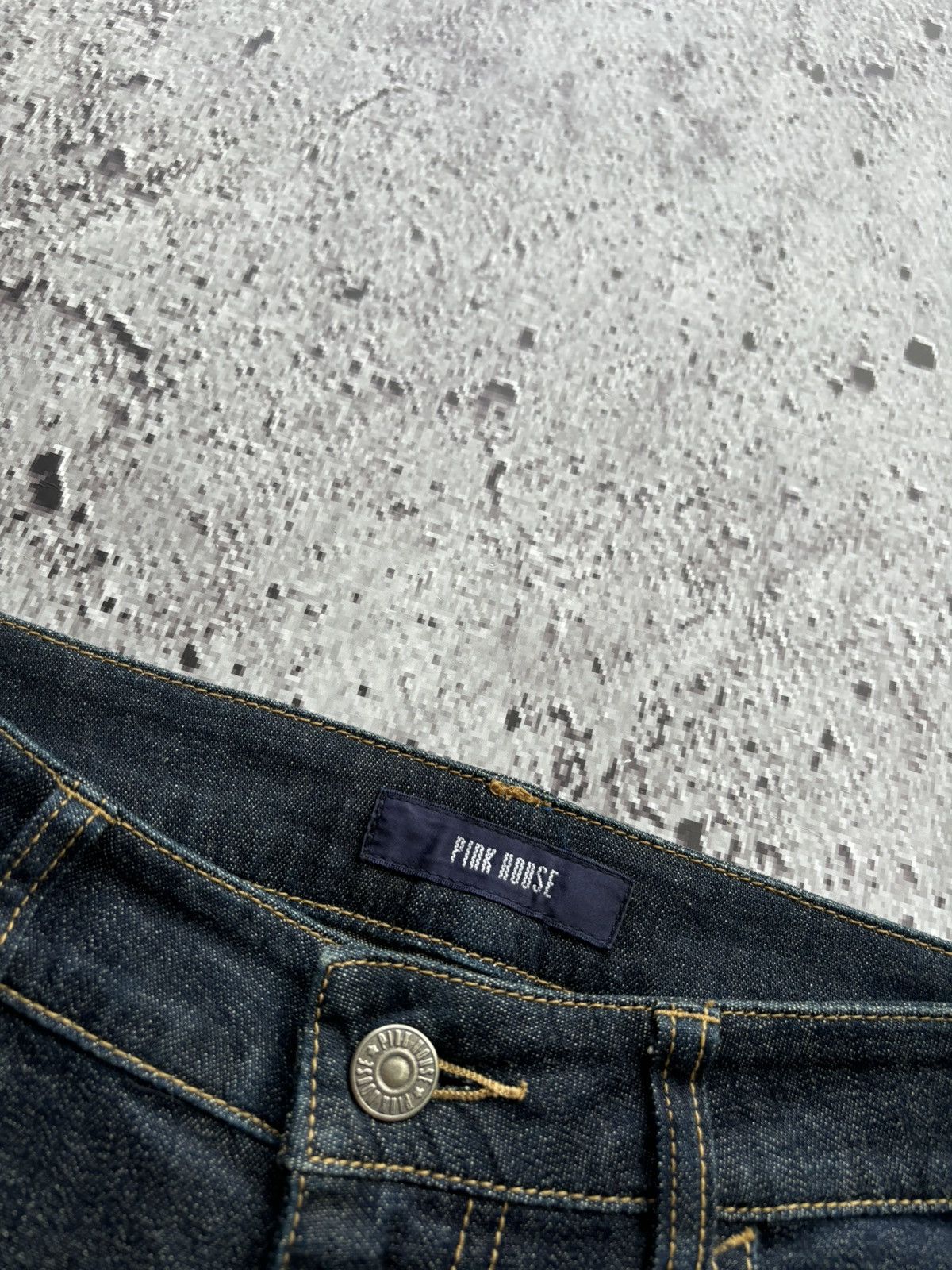 Hysteric Glamour 2000' Flare pink house botton bootcut style jeans Size 27" / US 4 / IT 40 - 7 Thumbnail