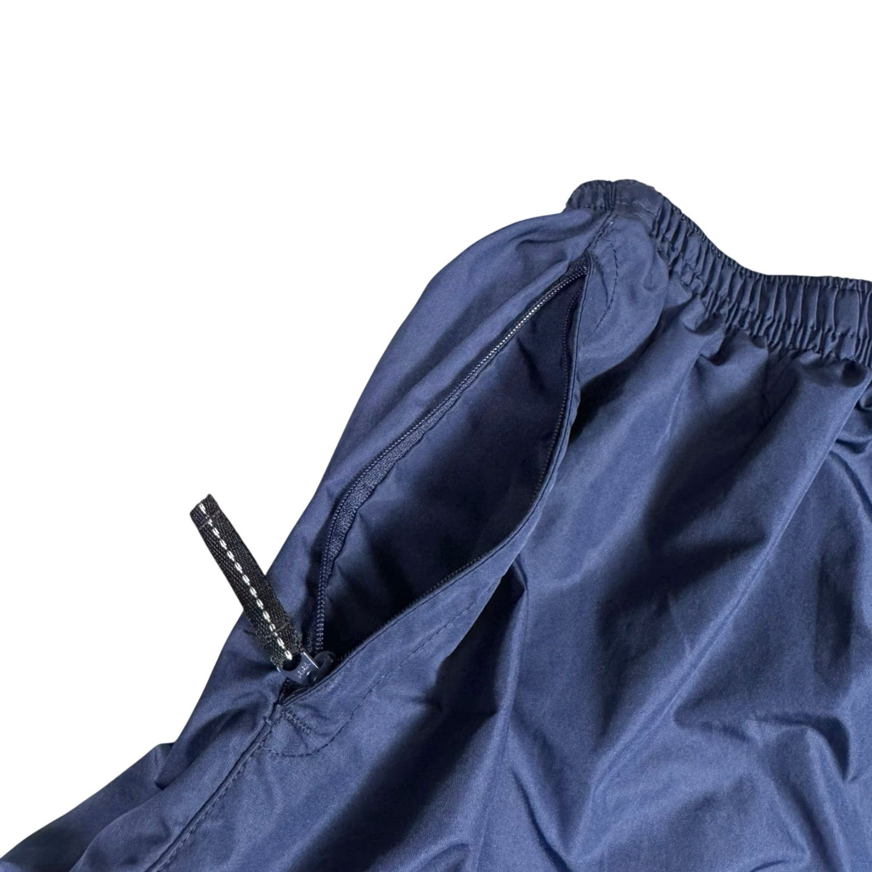 Nike VINTAGE Nike Track Pants Womens XL USA Made Blue Taper Jogger 90s Sweatpants Size 40" / US 18 - 5 Thumbnail