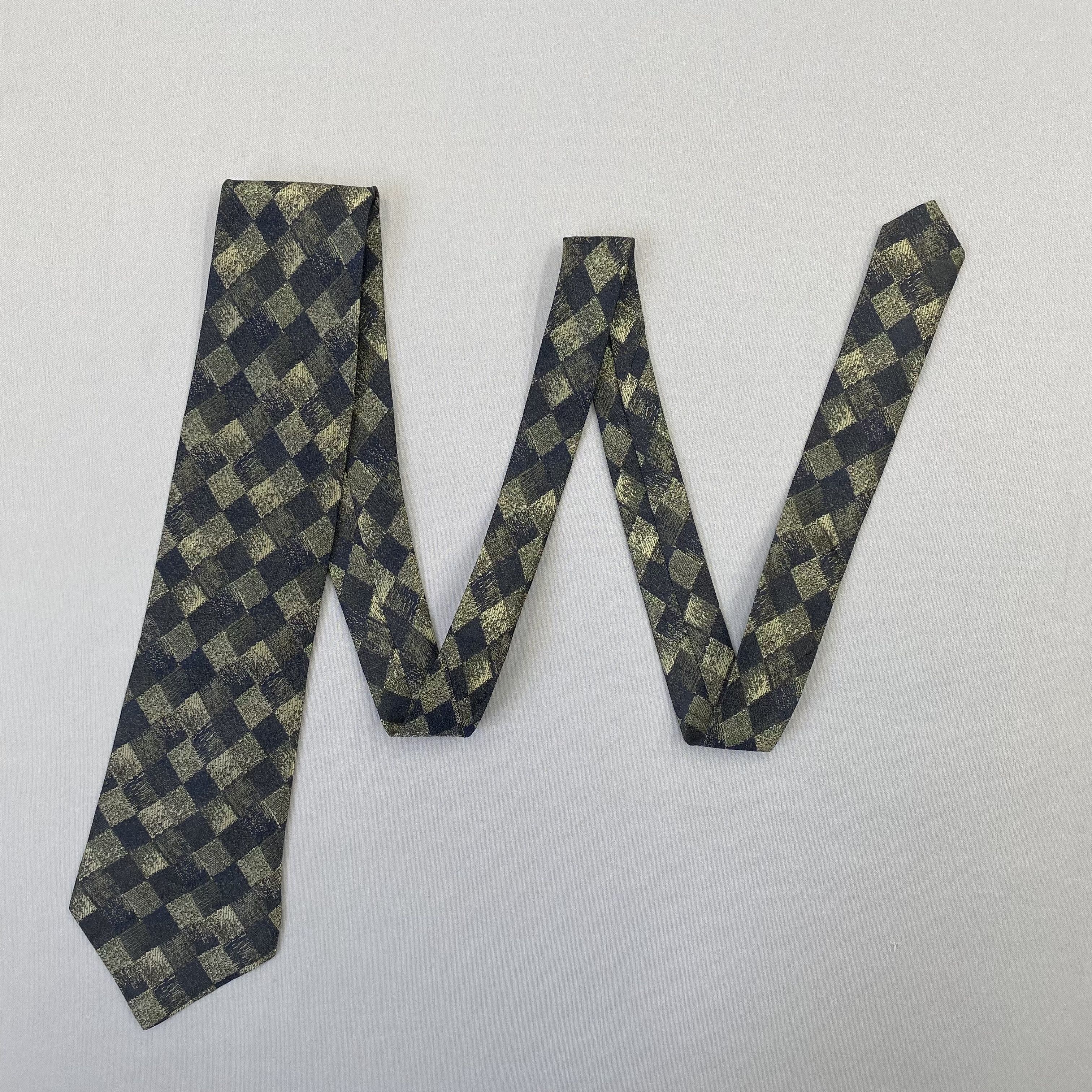 Issey Miyake Vintage Issey Miyake SILK Necktie Cravate Pure Silk Neck Tie Size ONE SIZE - 5 Thumbnail