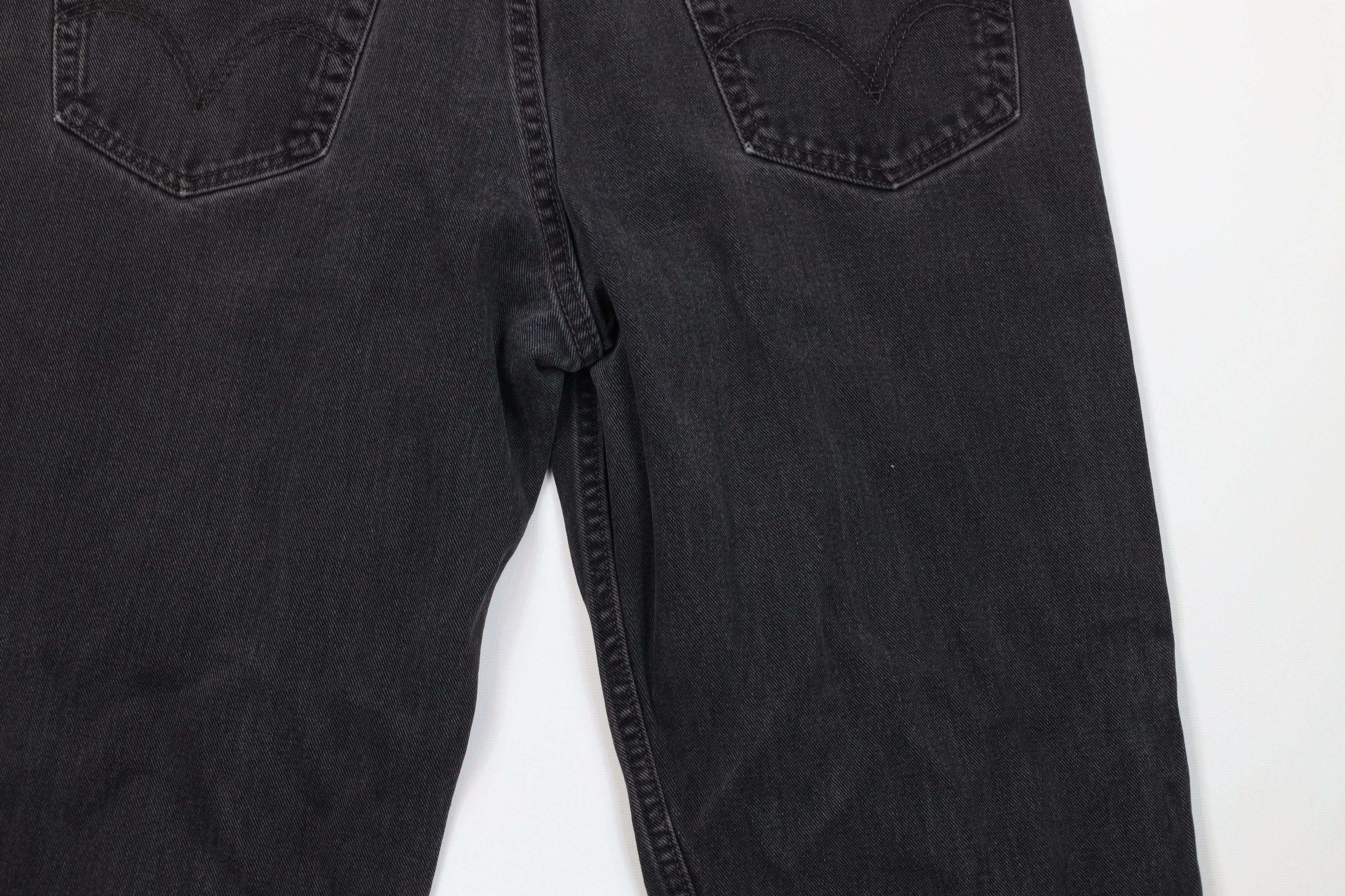 Levi's Vintage Y2K 2003 Levis 550 Relaxed Fit Denim Jeans Black Size US 36 / EU 52 - 10 Thumbnail