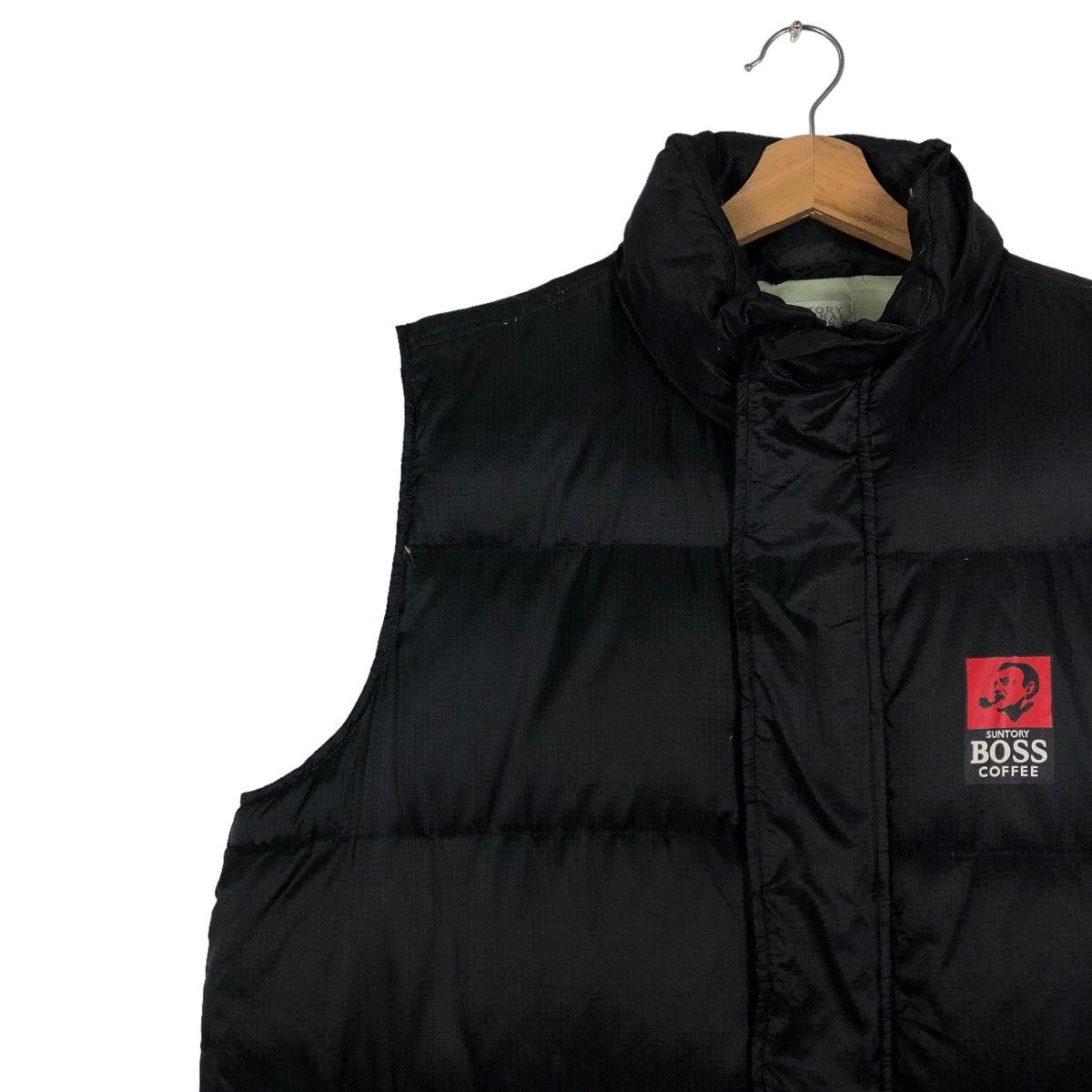 Japanese Brand 🔥90’s Puffer Down Vest Suntory Original Design Big Logo Size US M / EU 48-50 / 2 - 7 Thumbnail