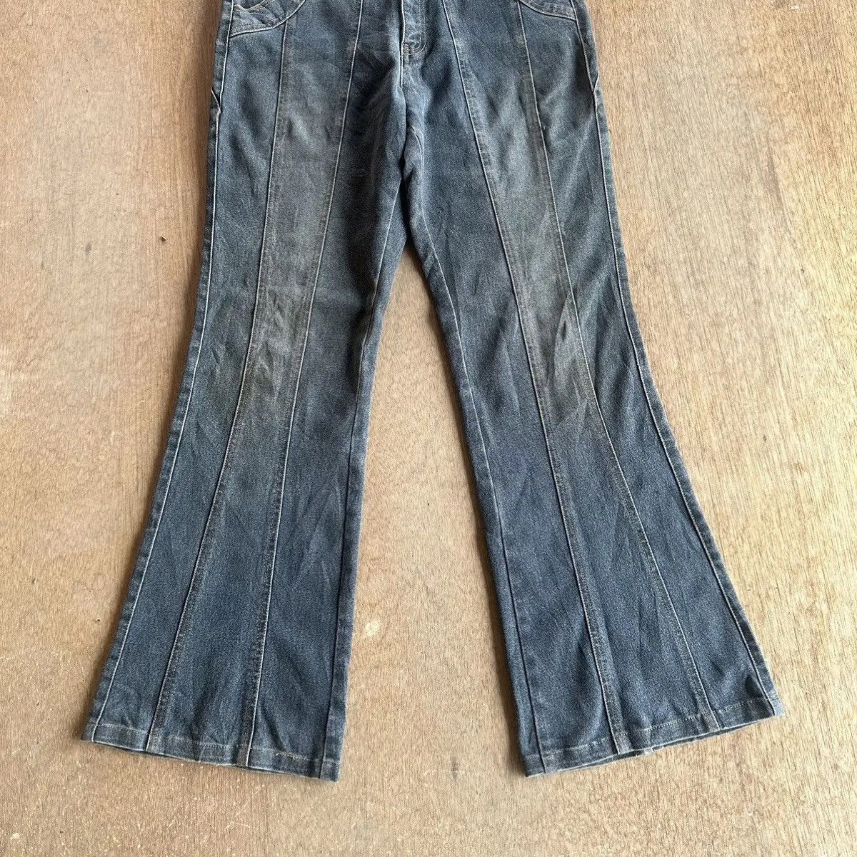 Japanese Brand FLARE/BOOTCUT🔥FULLHEART Jean JapaneseBrand Double Bone Pant Size 29" - 5 Thumbnail