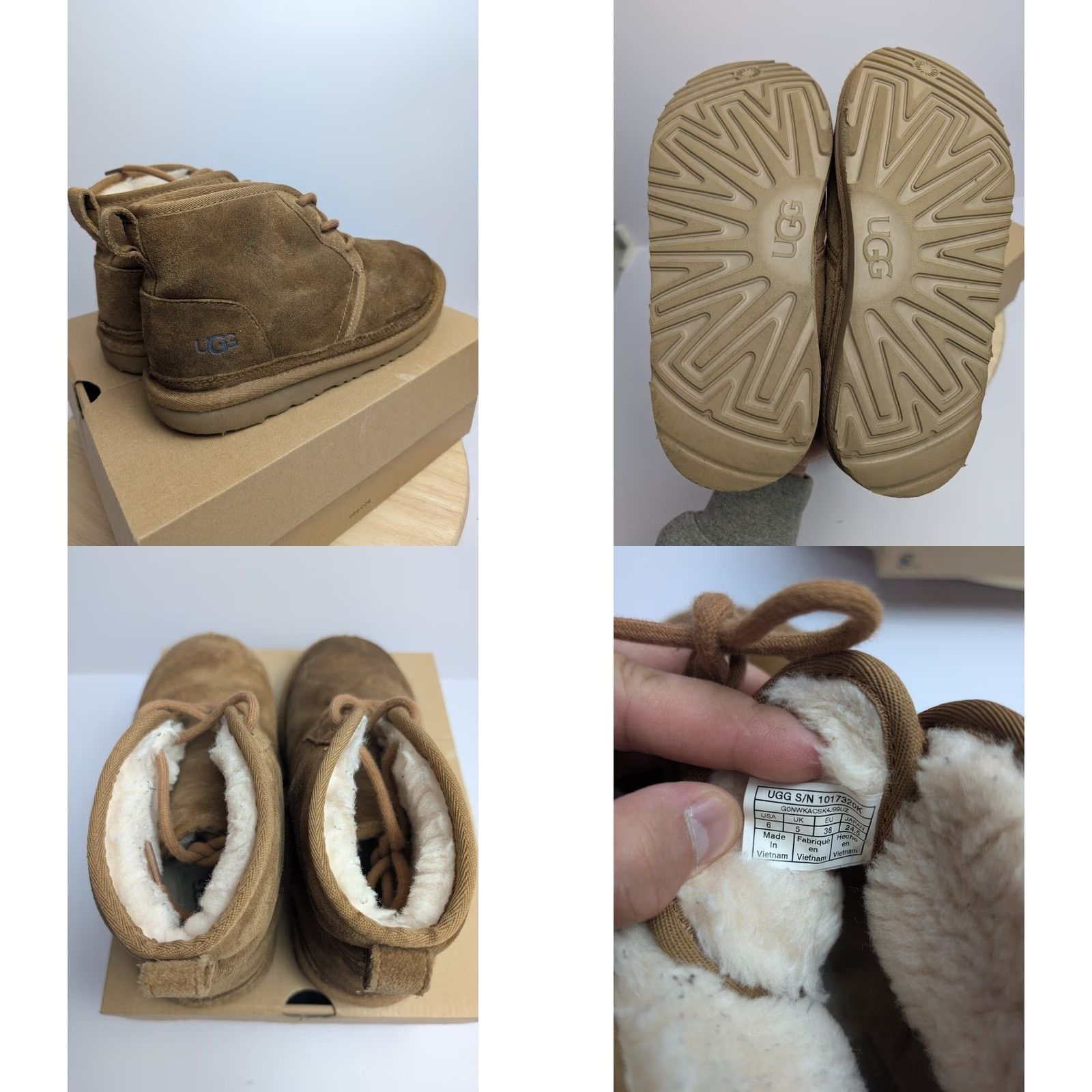 Ugg UGG Neumel II Chestnut Brown Suede Low Chukka Boots Mens Size 6 Size US S / EU 44-46 / 1 - 8 Thumbnail