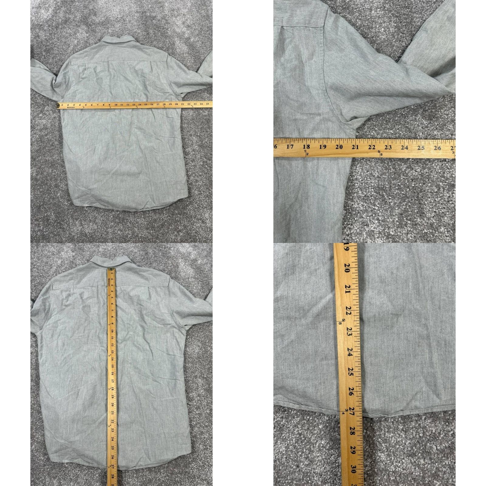Everlane Everlane Shirt Mens Small Gray Cotton Button Up Size US S / EU 44-46 / 1 - 8 Thumbnail