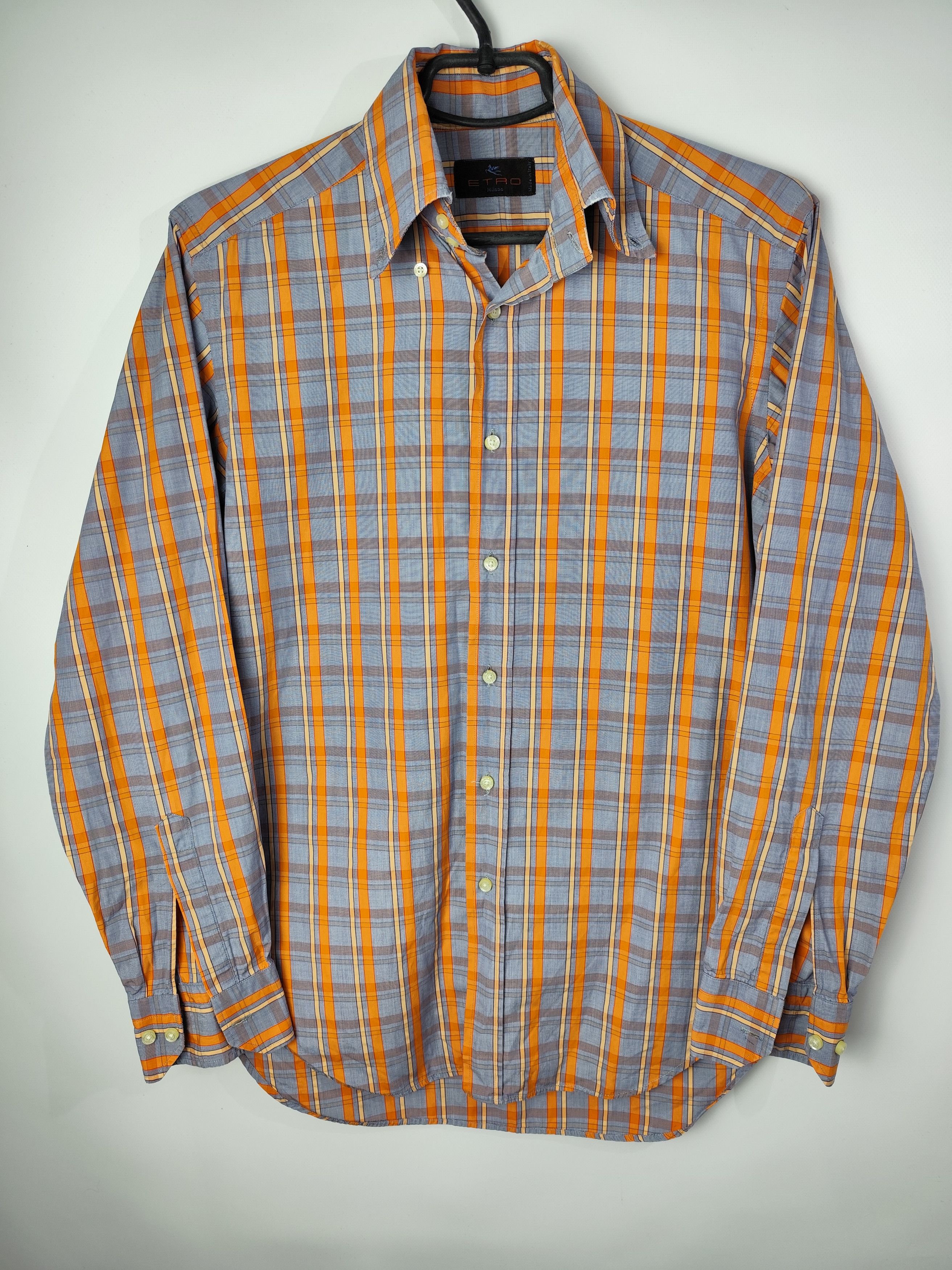 Etro Vintage luxury Italian designer Etro Button Down Shirt Sz 38 Size US M / EU 48-50 / 2 - 1 Thumbnail