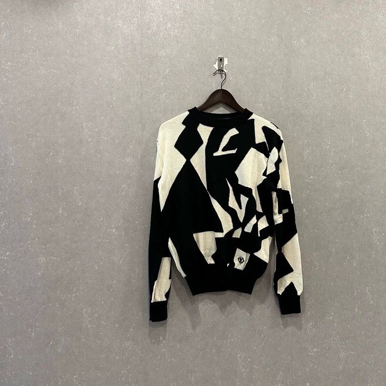 Louis Vuitton Louis Vuitton SS23 Intarsia Abstract Crew Neck Long Sleeve Size US S / EU 44-46 / 1 - 1 Thumbnail
