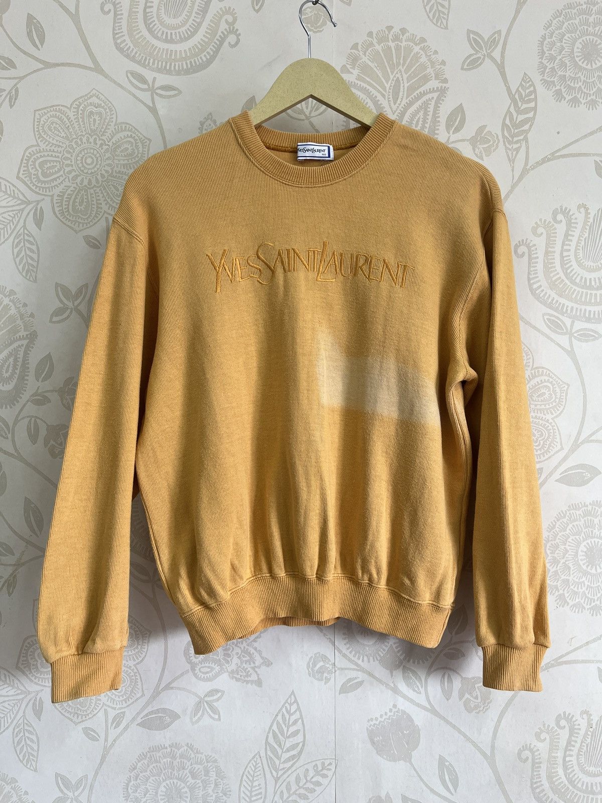 Vintage Sun Faded Vintage Yves Saint Laurent Sweater Size US M / EU 48-50 / 2 - 3 Thumbnail