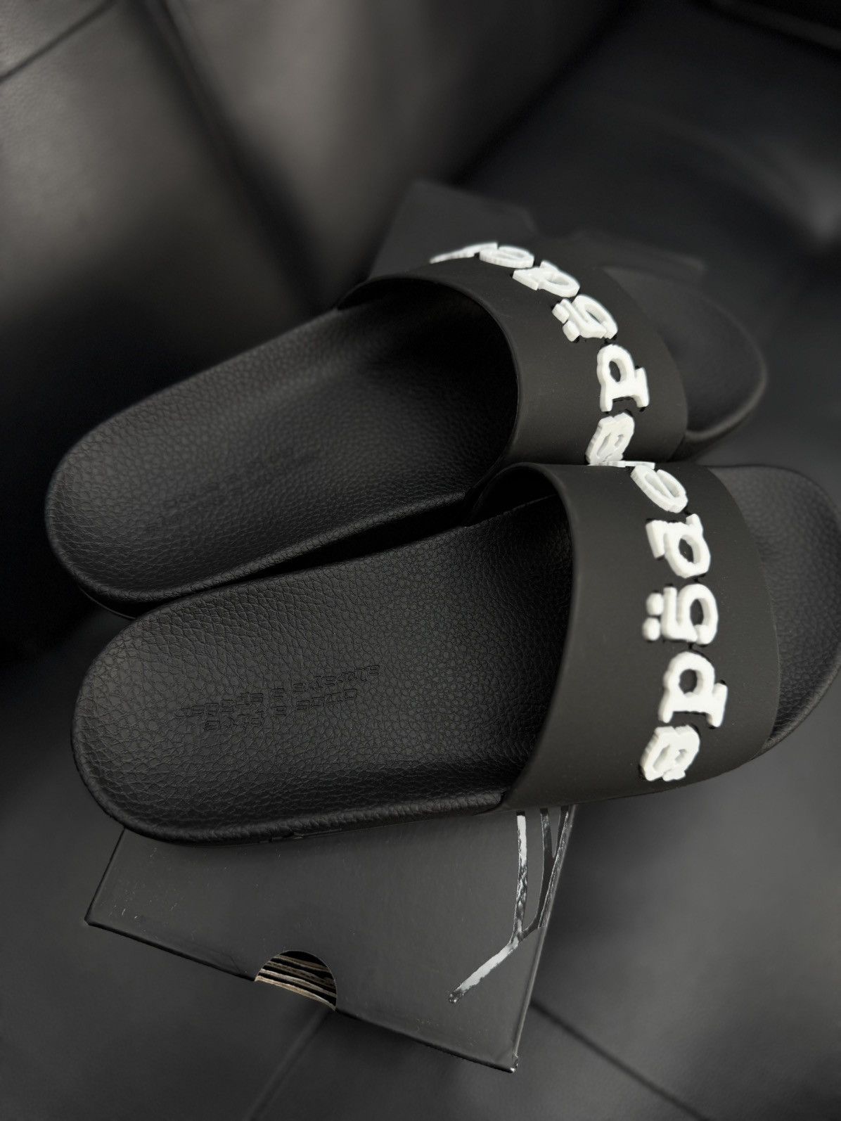 Sp5der Sp5der Slides Slip On Black Size 7 (Brand New) Size US 7 / EU 40 - 4 Thumbnail