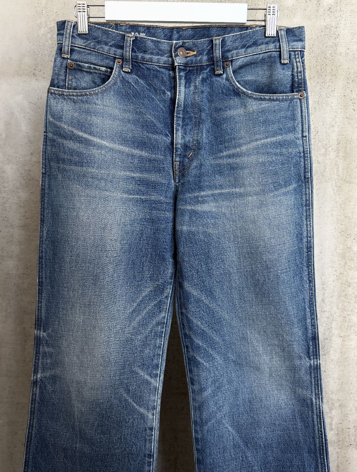 Celine Celine by Hedi Slimane Mid-Rise Flare Pants in Denim SS20 Size 29" - 4 Thumbnail