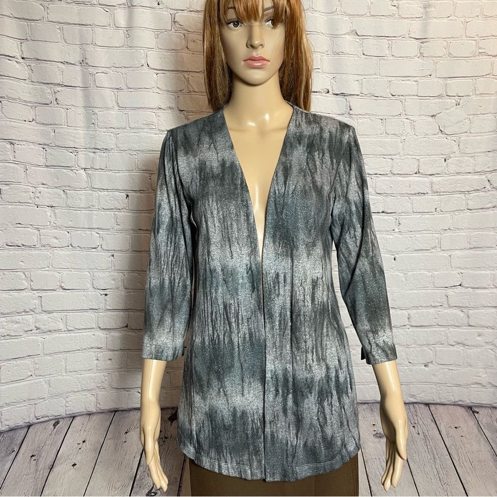 Chicos New Chico's Open Front 3/4 Sleeve Tie Dye Cardigan Size 0 U Size S / US 4 / IT 40 - 1 Thumbnail